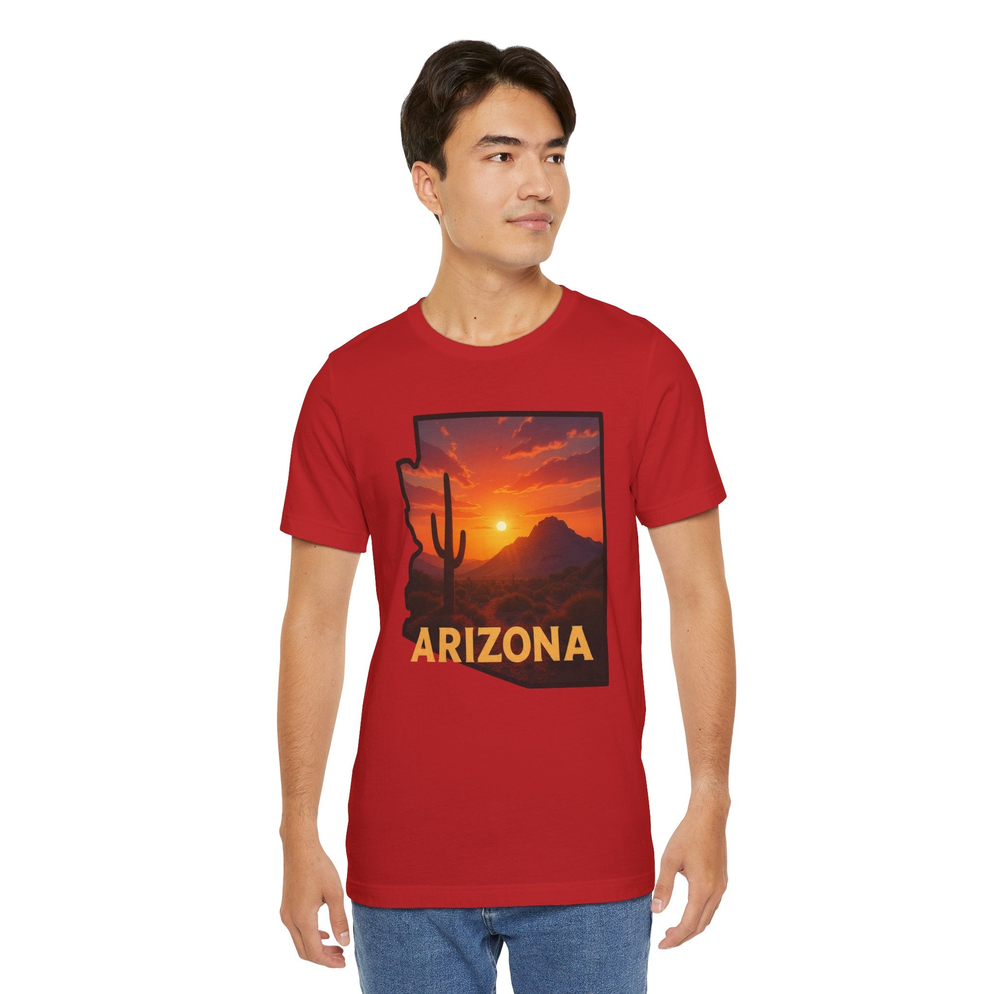 Arizona Cactus Sunset T-Shirt — Desert Sunset Graphic Tee