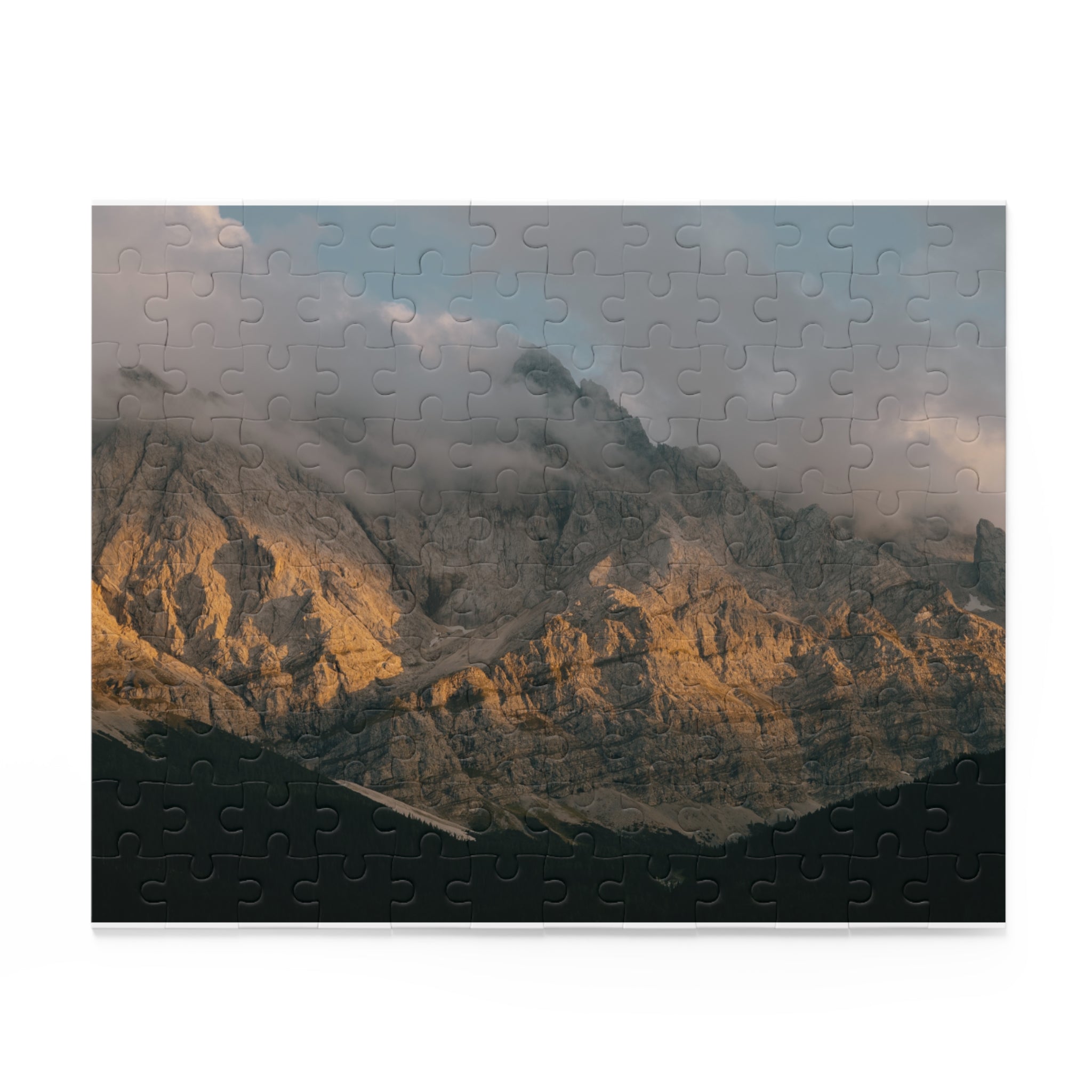Mountain Sunrise Scenic Puzzle — 500/252/120 Piece Landscape Jigsaw