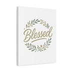 Blessed Wreath Matte Canvas Wall Art (Stretched 1.25")
