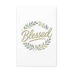 Blessed Wreath Matte Canvas Wall Art (Stretched 1.25")