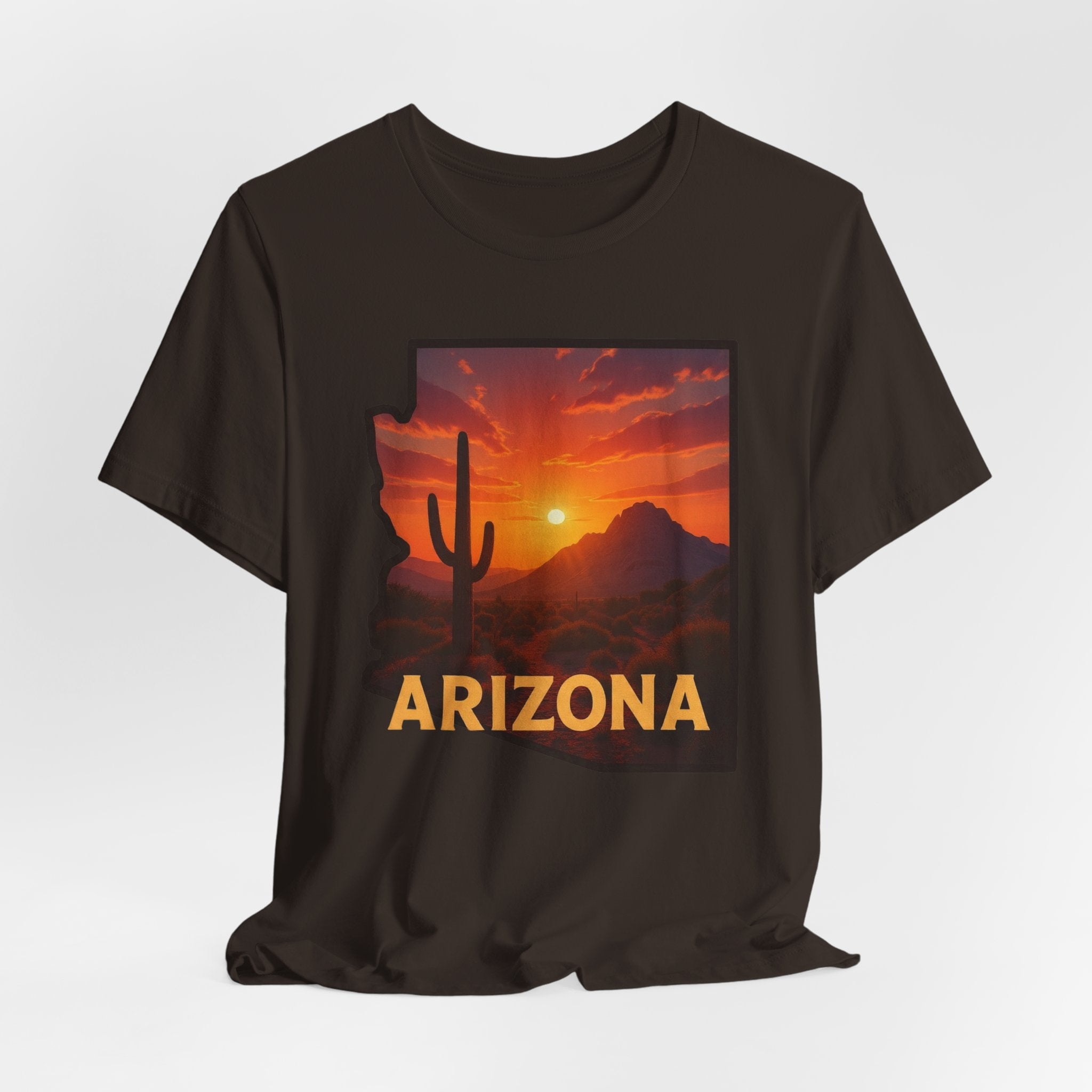 Arizona Cactus Sunset T-Shirt — Desert Sunset Graphic Tee