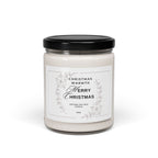 Merry Christmas Scented Soy Candle - 9oz Christmas Warmth Candle