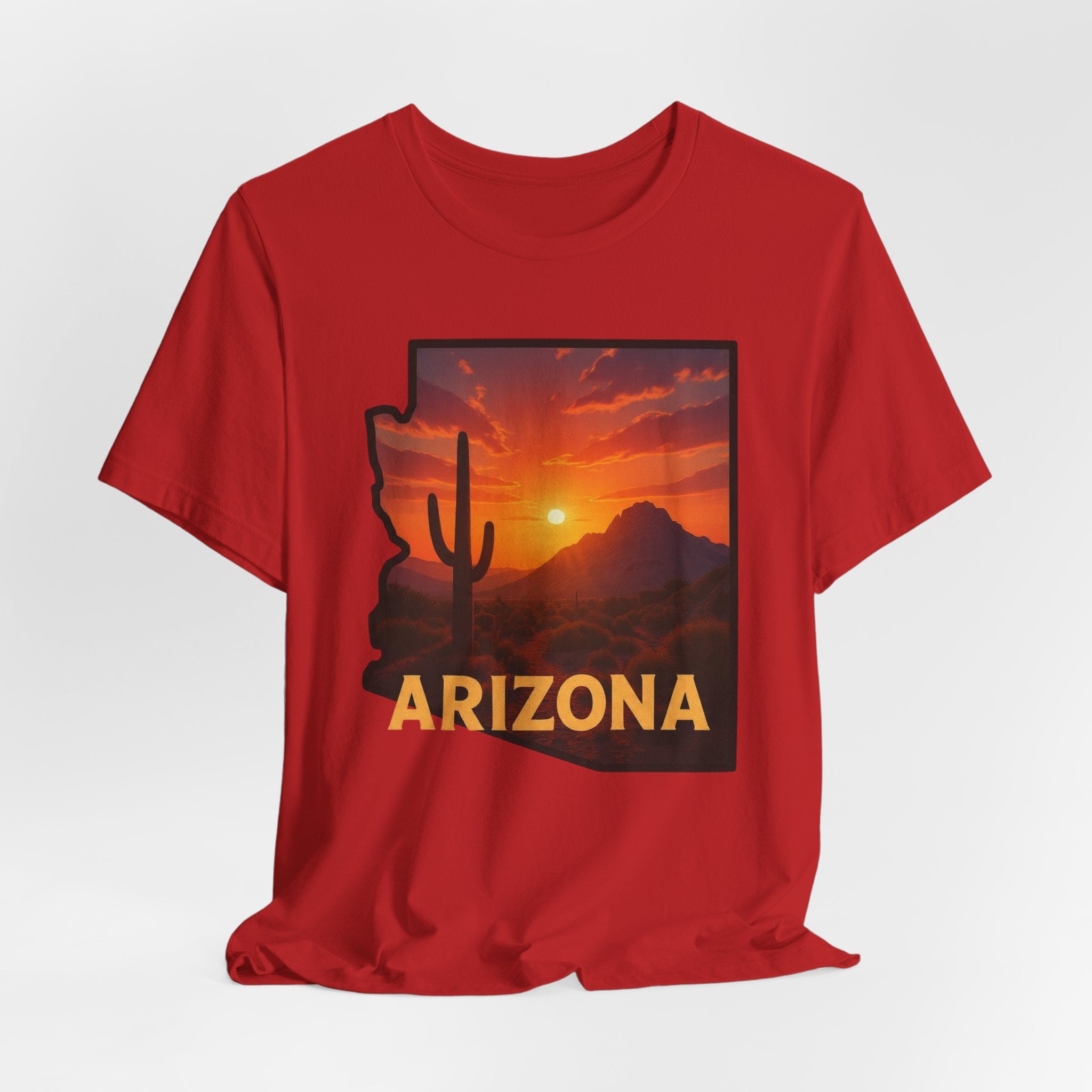 Arizona Cactus Sunset T-Shirt — Desert Sunset Graphic Tee