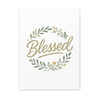 Blessed Wreath Matte Canvas Wall Art (Stretched 1.25")