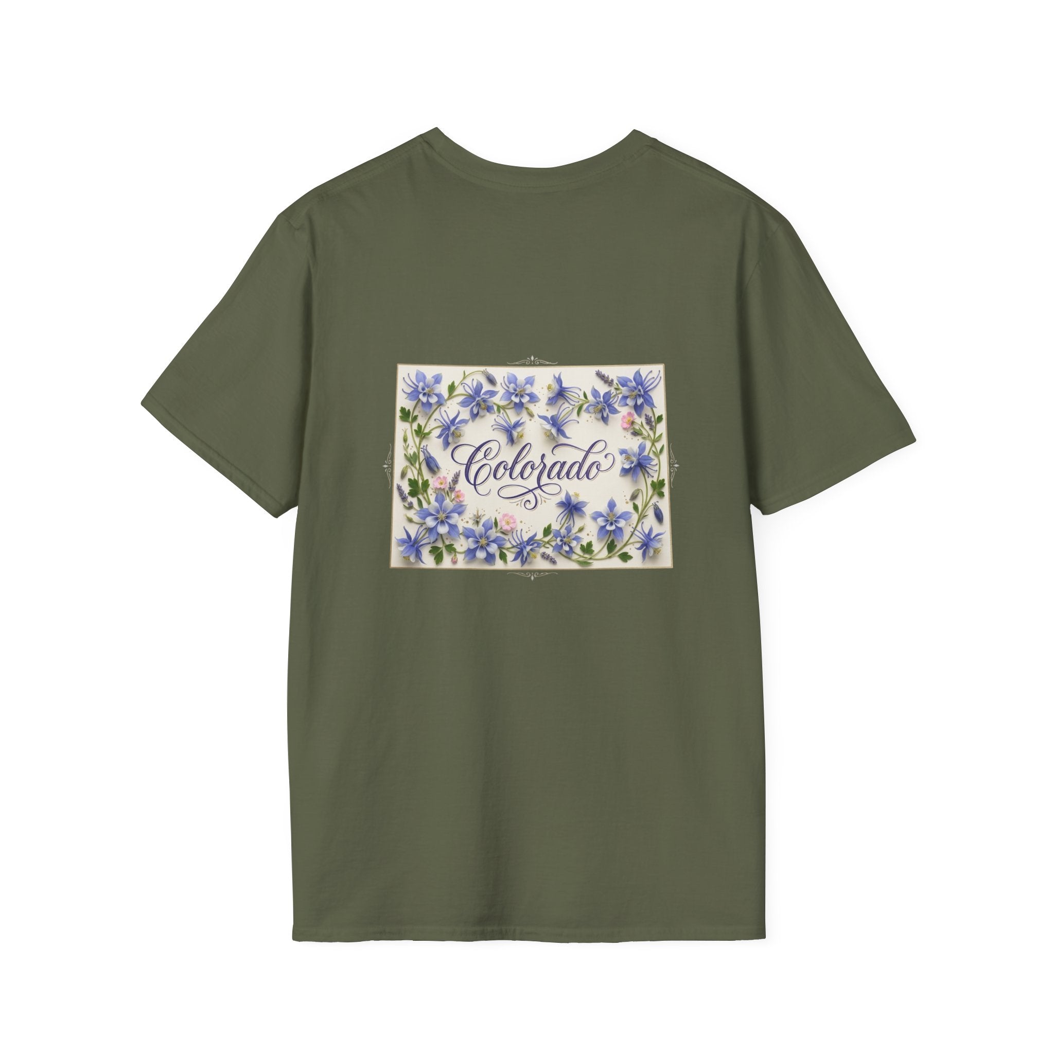 Colorado State Flower Women's T-Shirt — Floral Colorado Tee