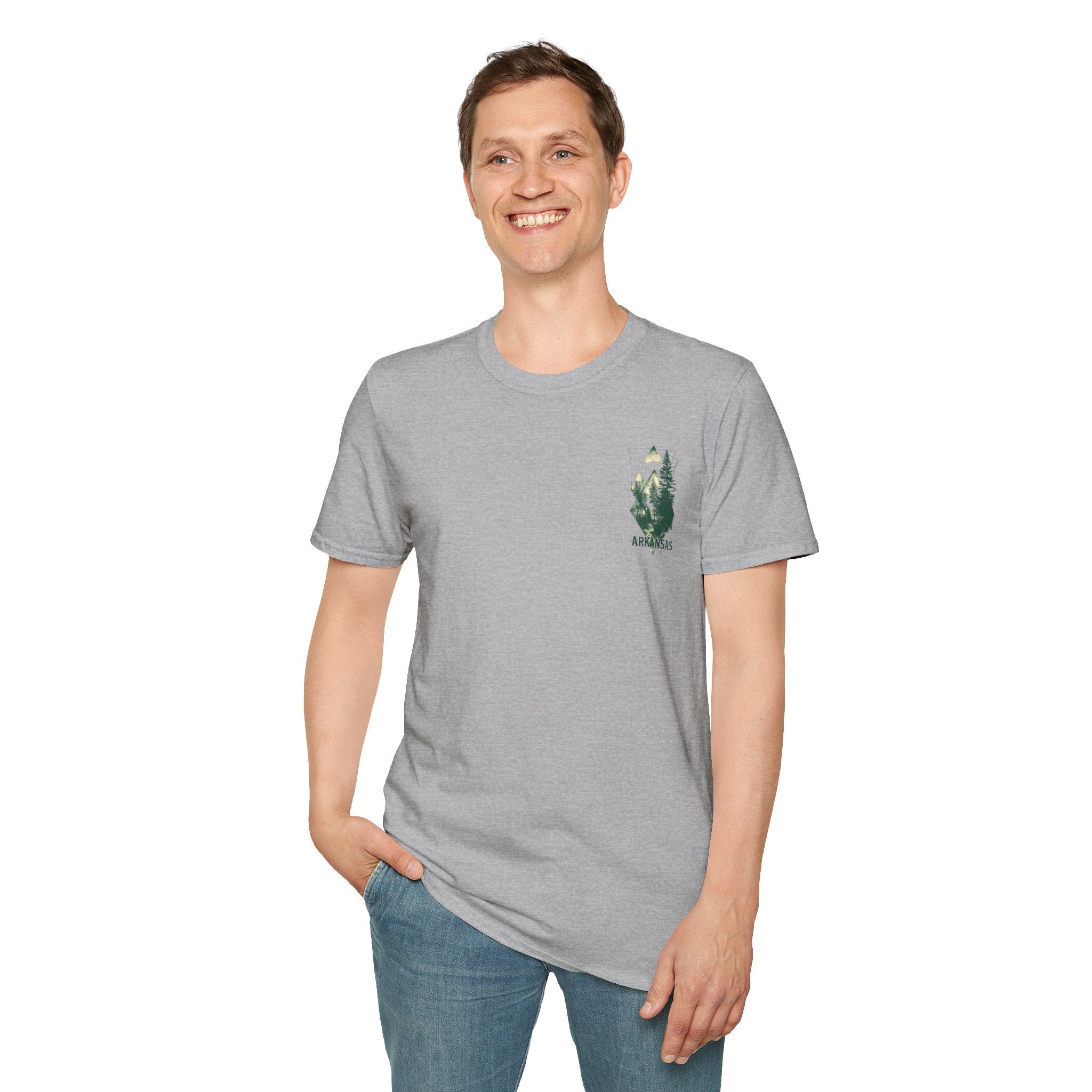 Arkansas Mountain Forest T-Shirt — Vintage Nature State Tee
