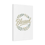 Blessed Wreath Matte Canvas Wall Art (Stretched 1.25")