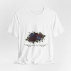 Rooted in Faith Dark Floral T-Shirt