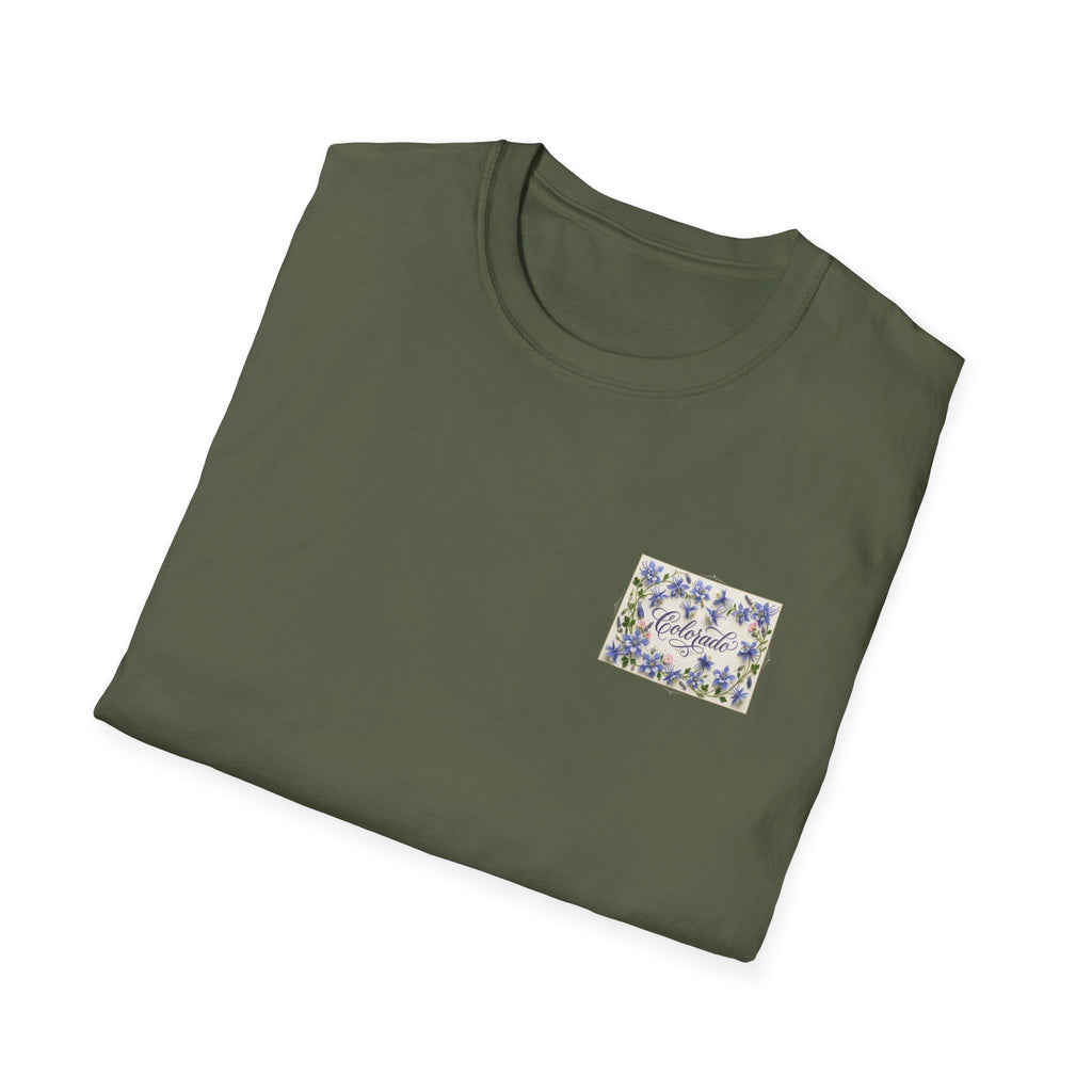 Colorado State Flower Women's T-Shirt — Floral Colorado Tee