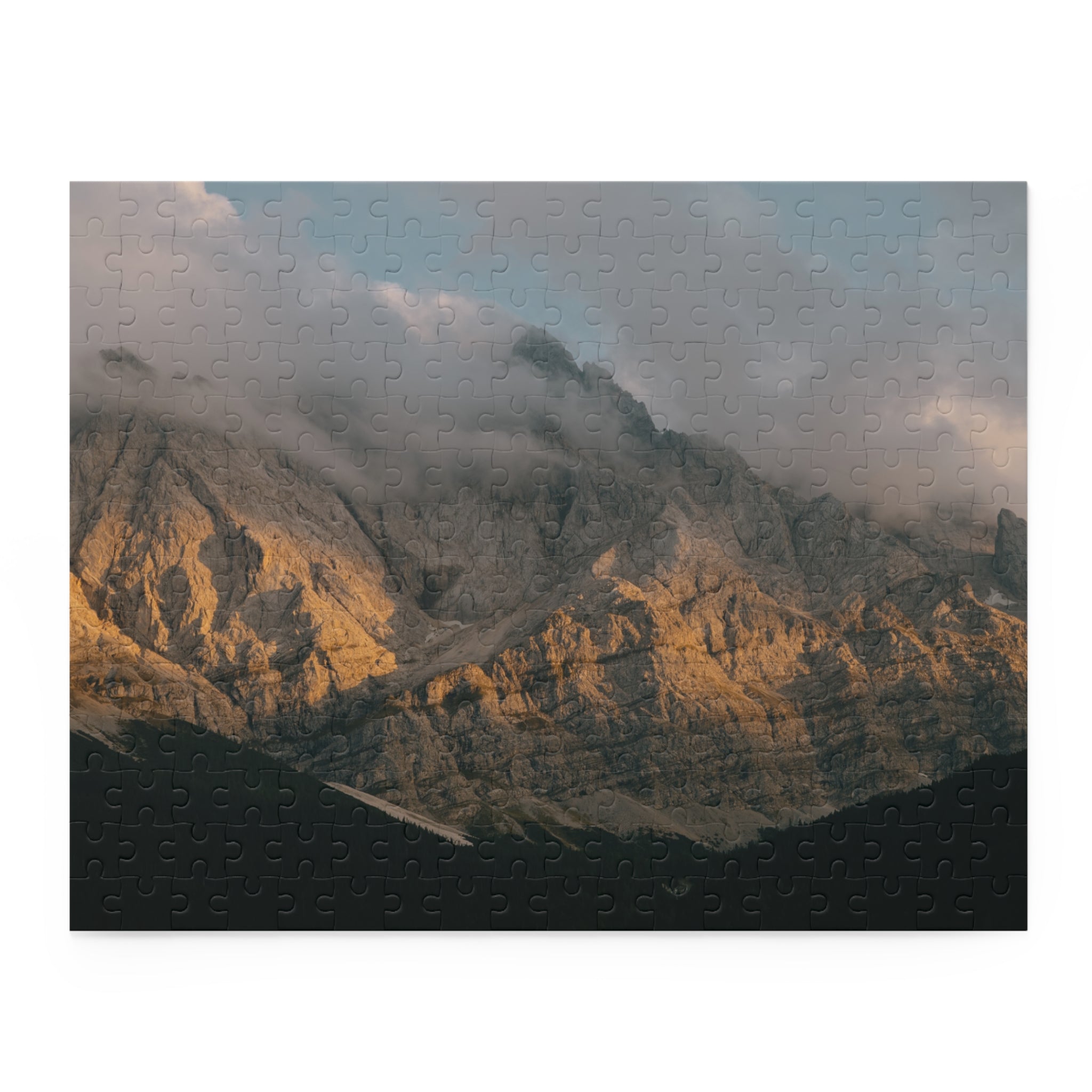 Mountain Sunrise Scenic Puzzle — 500/252/120 Piece Landscape Jigsaw