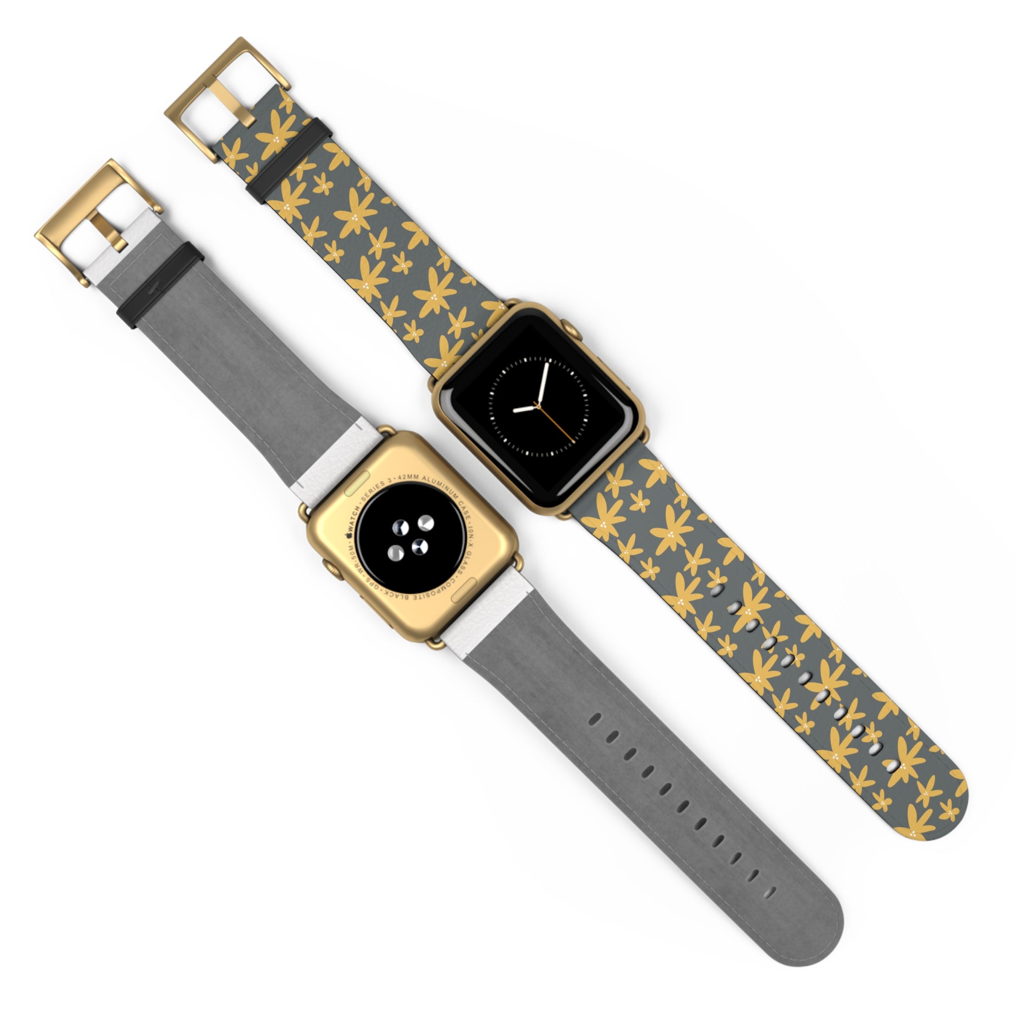 Stylish Floral Watch Band, Unique Watch Strap, Customizable Apple Watch Band, Boho Chic Accessories, Gift for Her