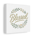 Blessed Wreath Matte Canvas Wall Art (Stretched 1.25")