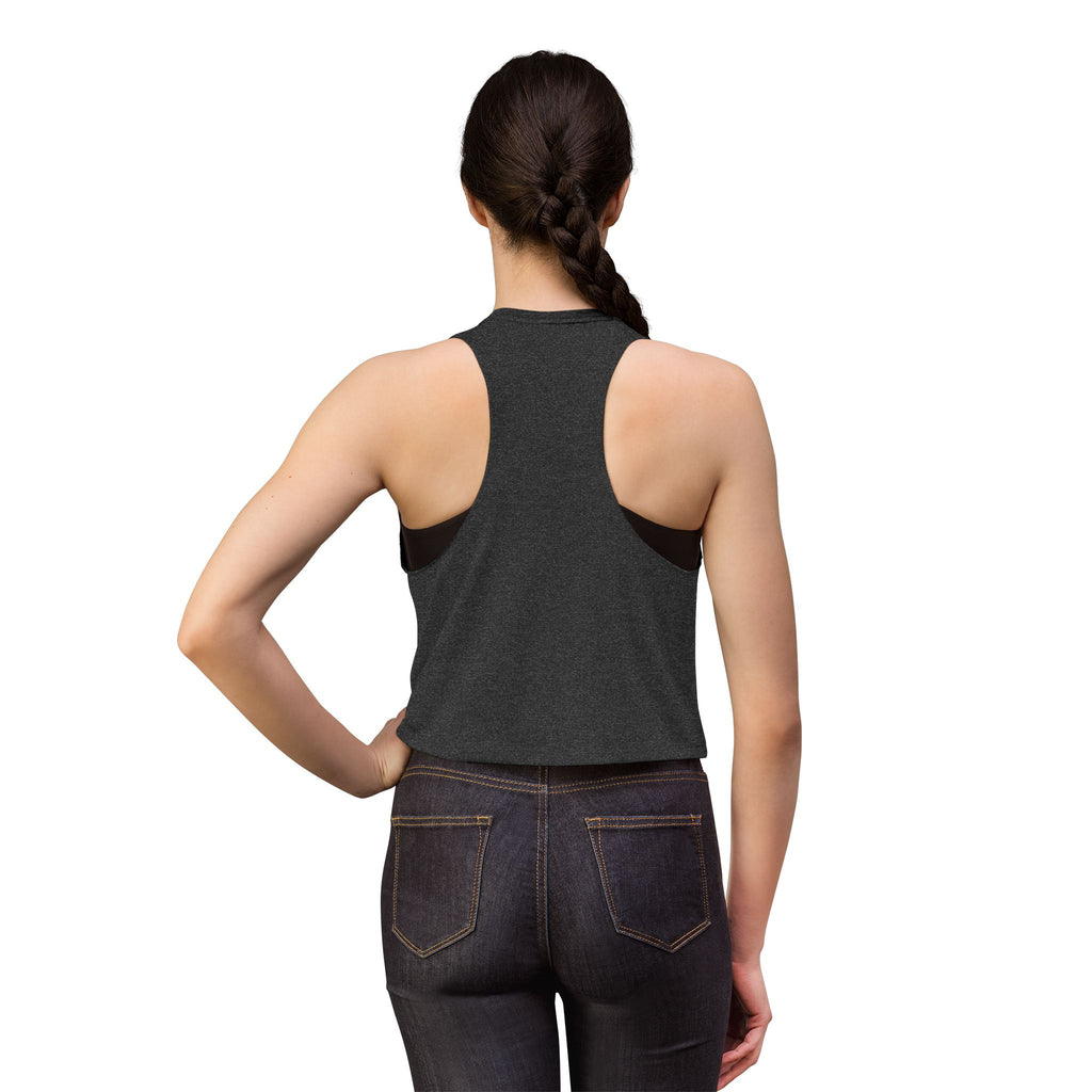 Stay Salty Crop Top — Beach Sunset Tank with "Stay Salty Make Waves" Graphic