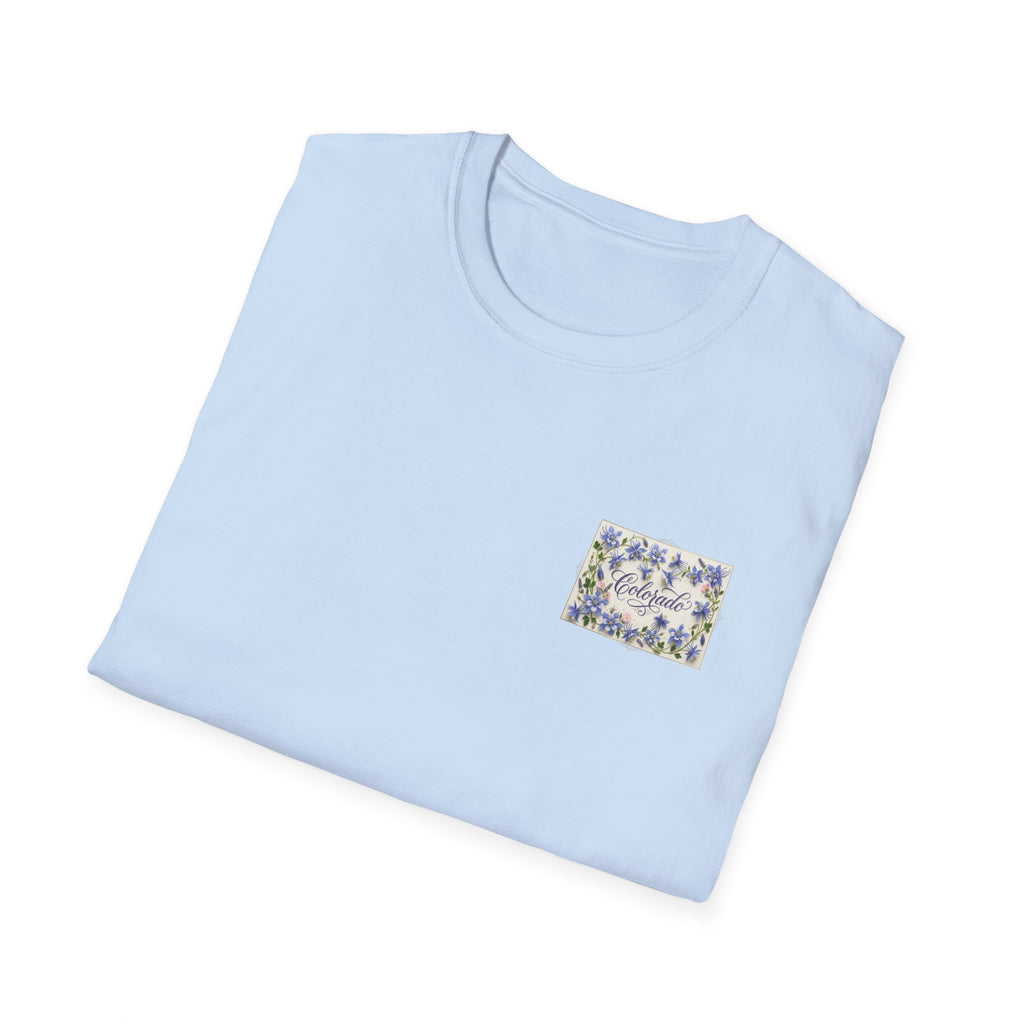 Colorado State Flower Women's T-Shirt — Floral Colorado Tee