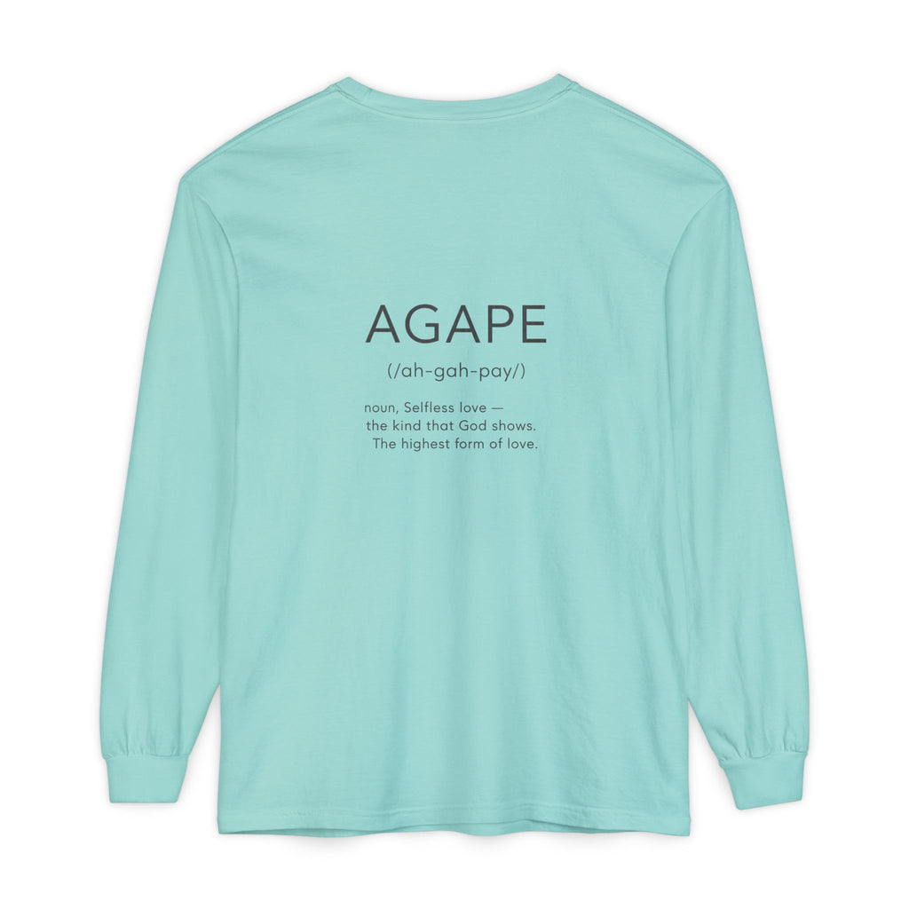 Agape Christian Long Sleeve T-Shirt — Faith-Based Apparel