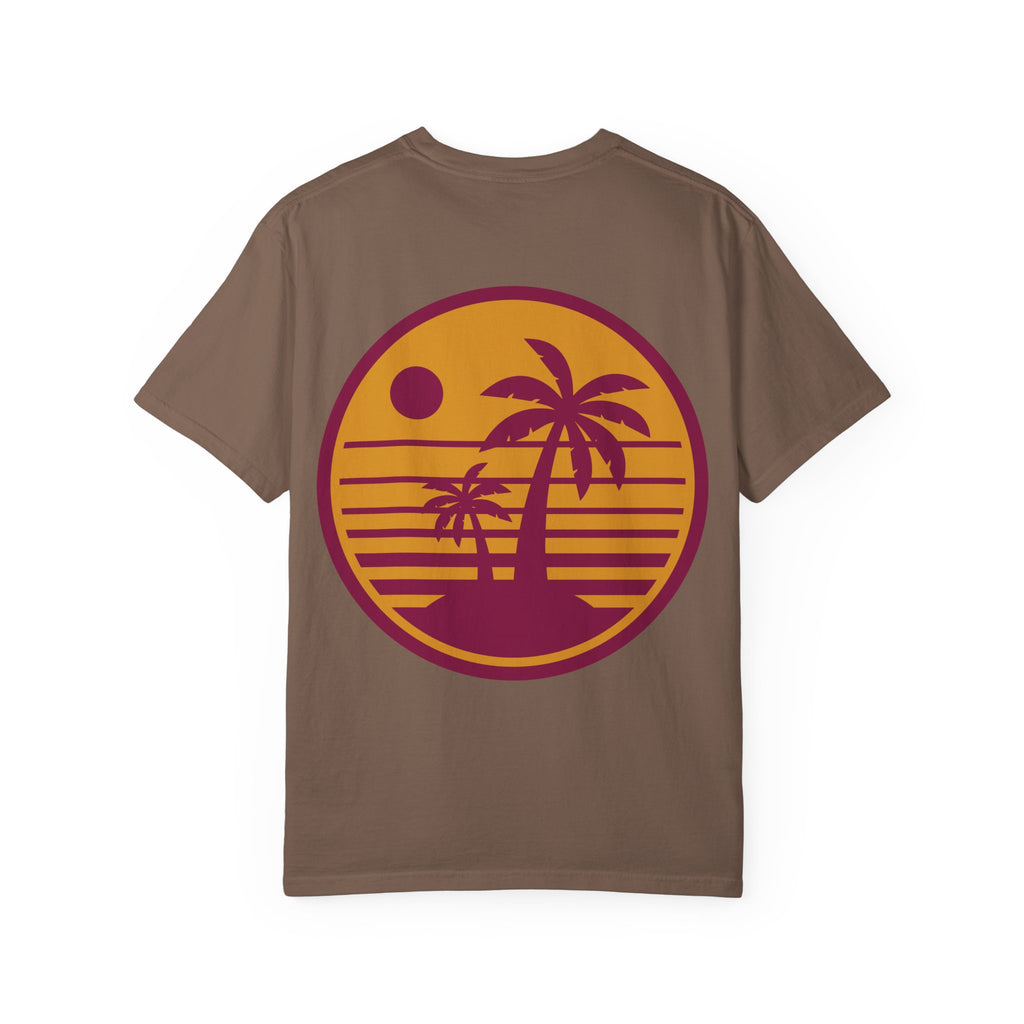 Sunset Palm Tree Unisex T-Shirt | Soft Beach Vibes | Perfect for Summer, Vacations, Gifts, Beach Days, Relaxation