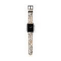 Floral Botanical Watch Band — Beige & Grey Dried Flower Apple Watch Strap
