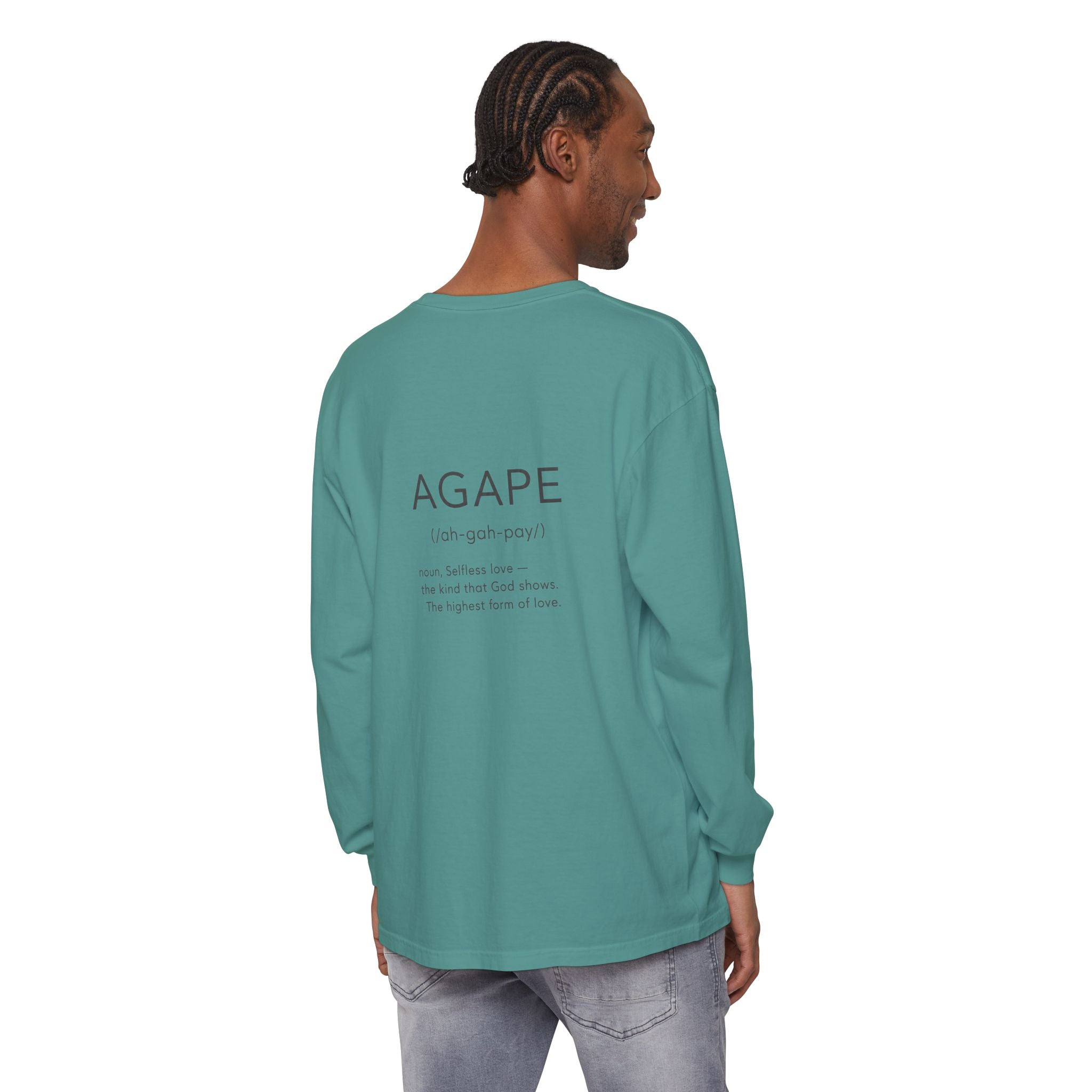 Agape Christian Long Sleeve T-Shirt — Faith-Based Apparel