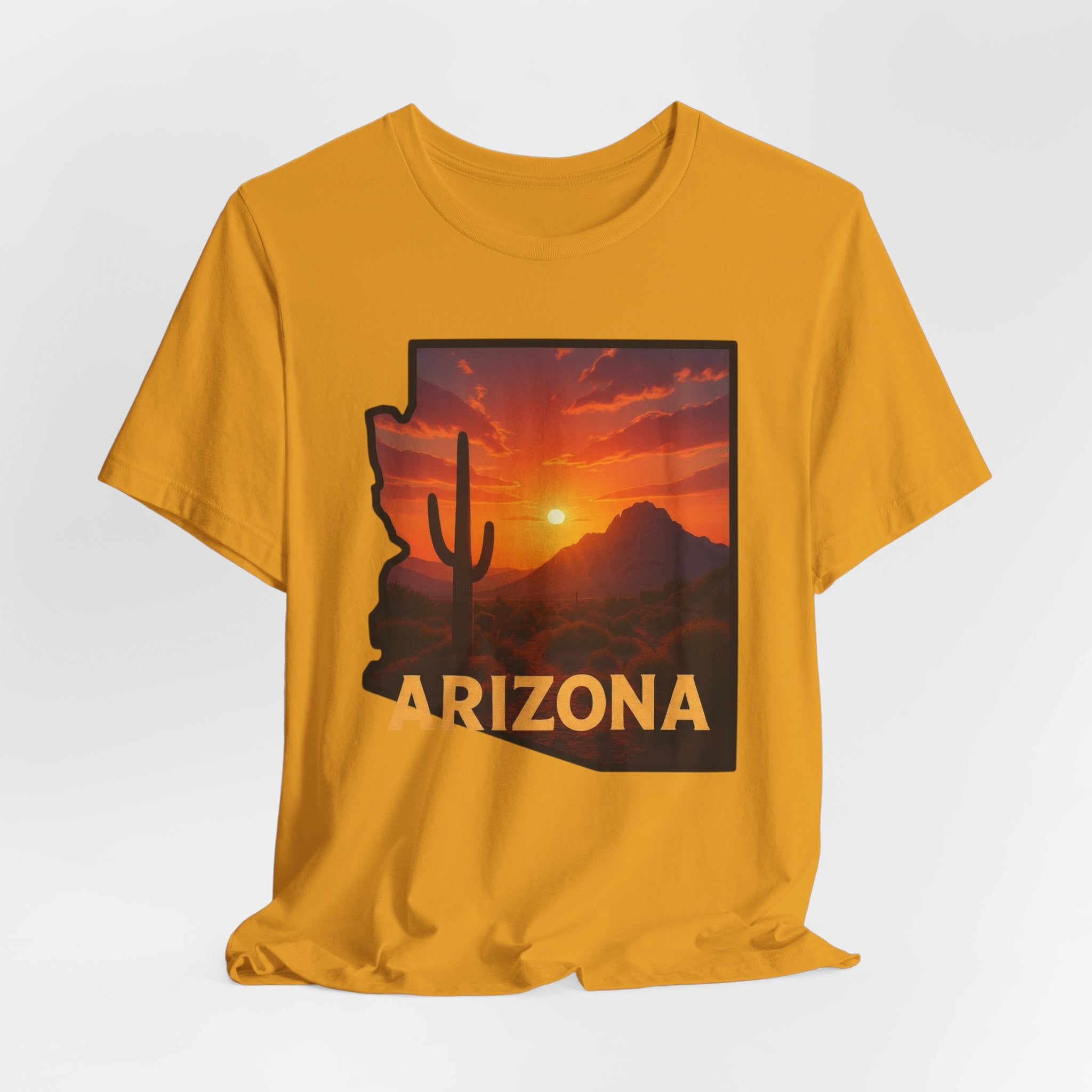 Arizona Cactus Sunset T-Shirt — Desert Sunset Graphic Tee