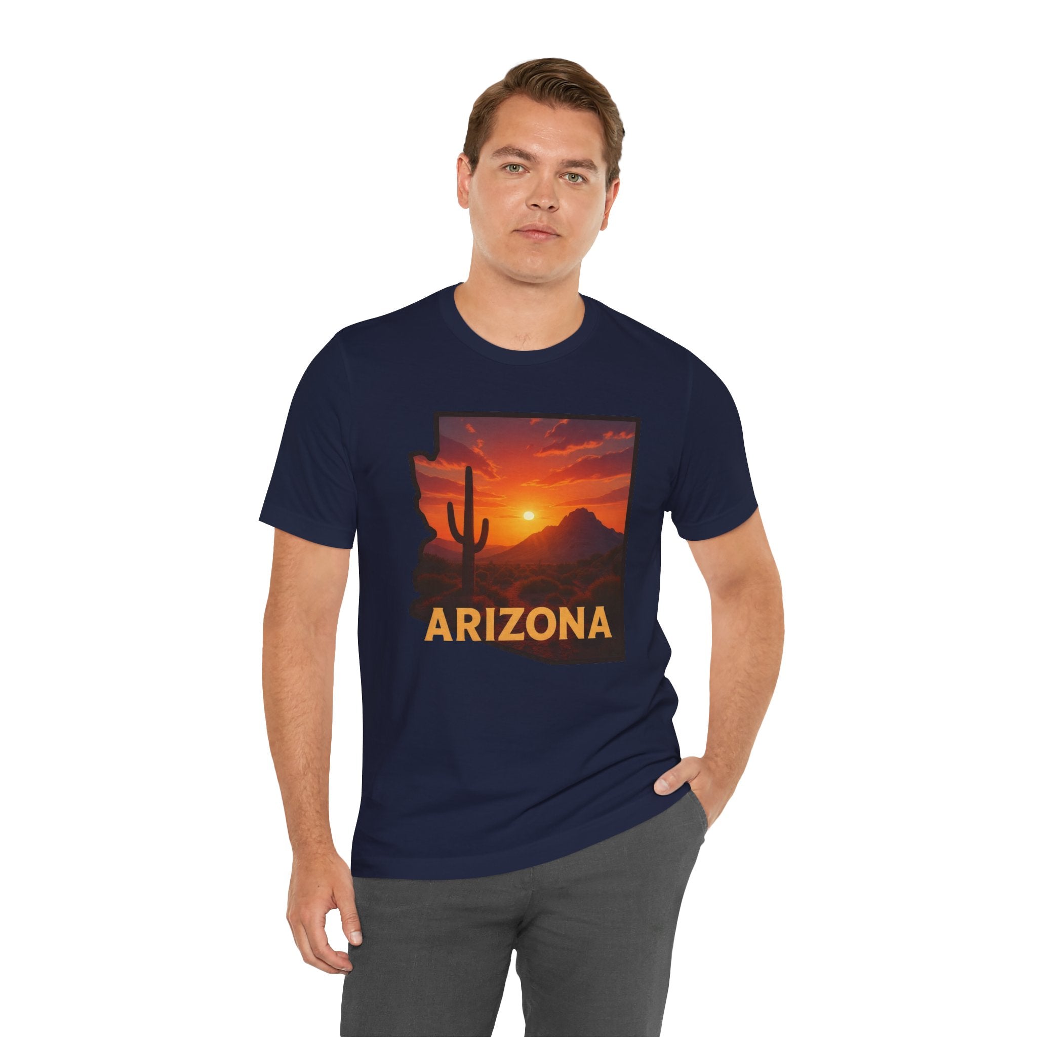 Arizona Cactus Sunset T-Shirt — Desert Sunset Graphic Tee