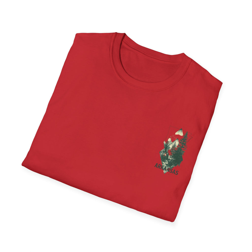 Arkansas Mountain Forest T-Shirt — Vintage Nature State Tee