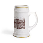 Vintage Ceramic Beer Stein – Rustic Farm Design