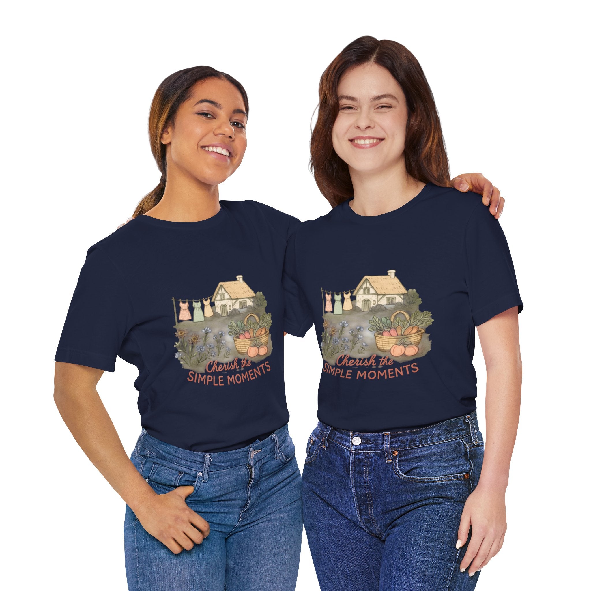 Cherish the simple moments- Jersey Short Sleeve Tee