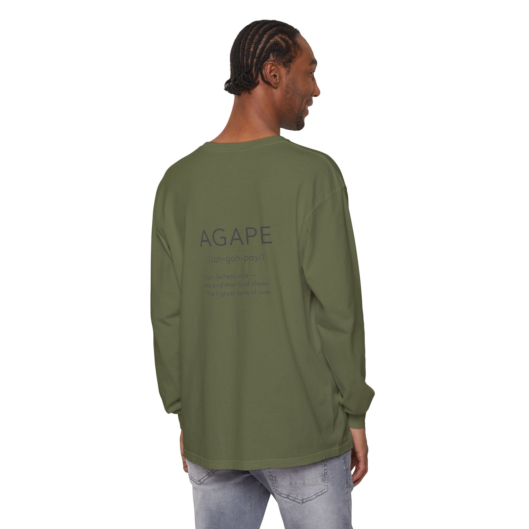 Agape Christian Long Sleeve T-Shirt — Faith-Based Apparel