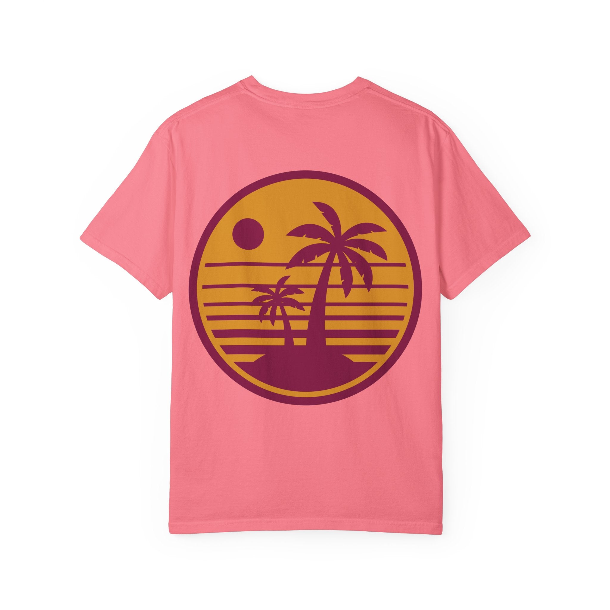 Sunset Palm Tree Unisex T-Shirt | Soft Beach Vibes | Perfect for Summer, Vacations, Gifts, Beach Days, Relaxation