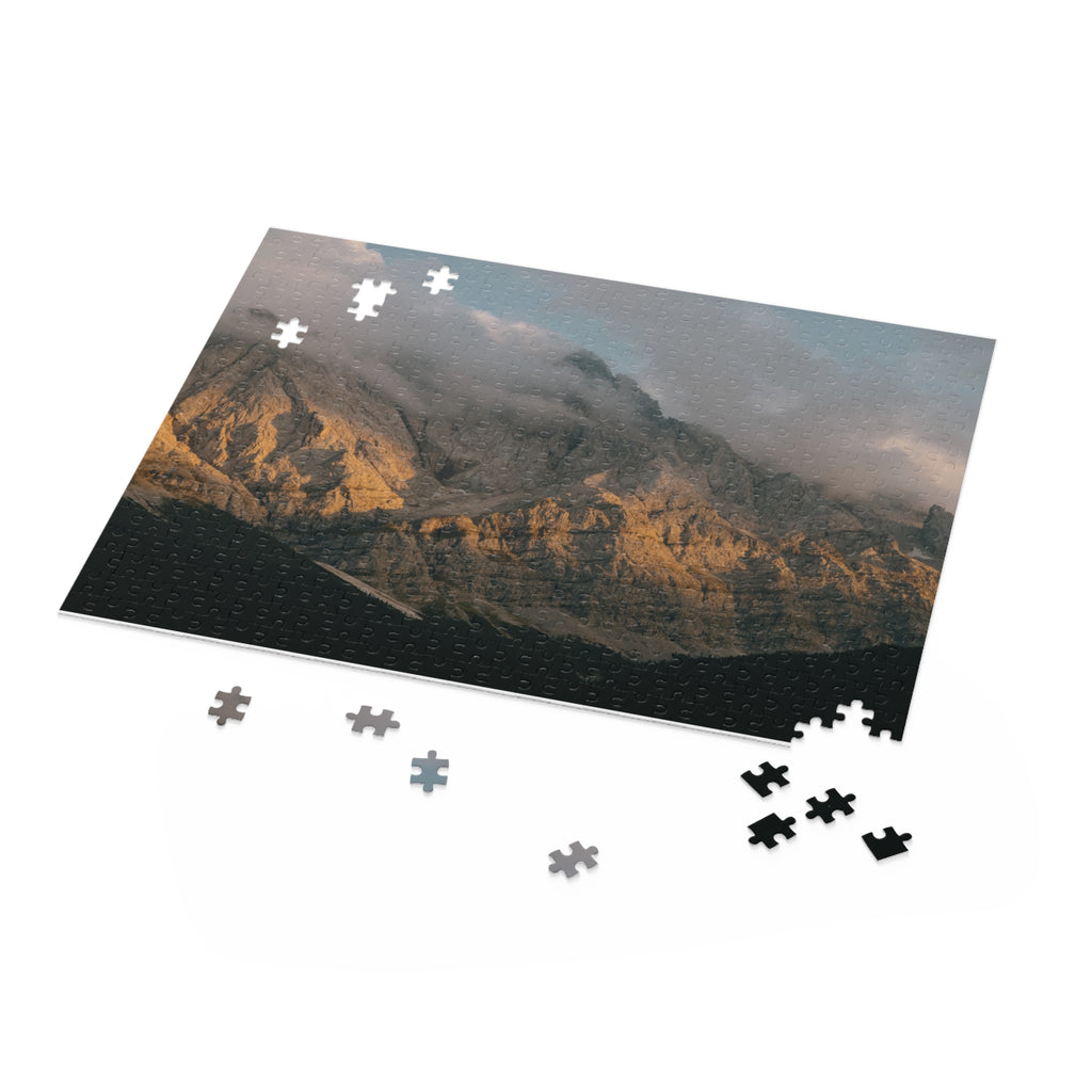 Mountain Sunrise Scenic Puzzle — 500/252/120 Piece Landscape Jigsaw