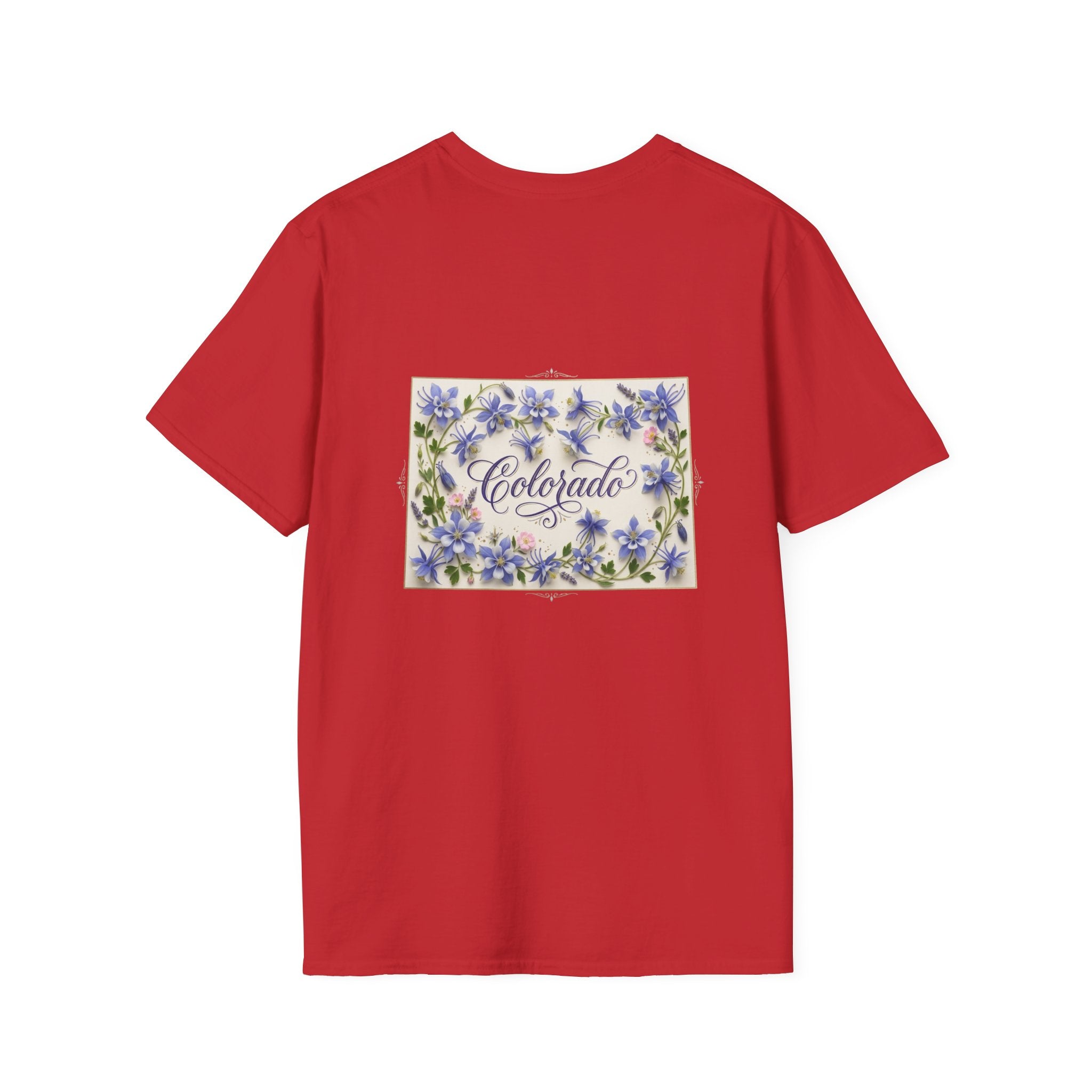Colorado State Flower Women's T-Shirt — Floral Colorado Tee