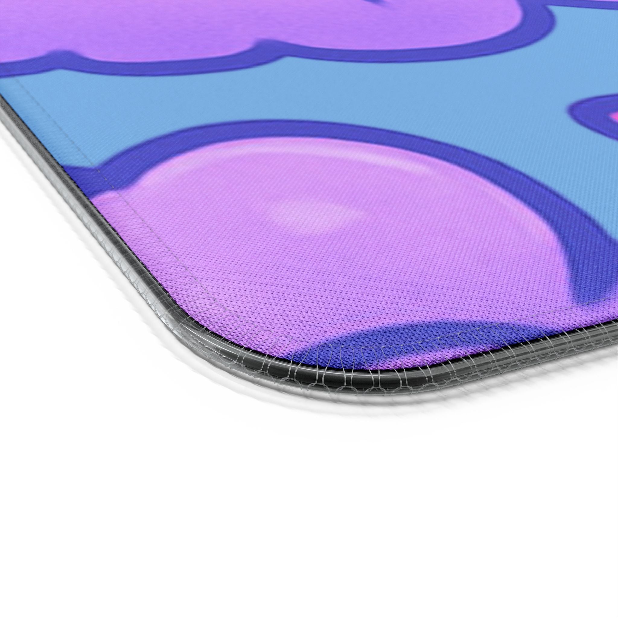 Pink & Blue Cloud LED Gaming Mouse Pad — Wireless Charging RGB Mousepad