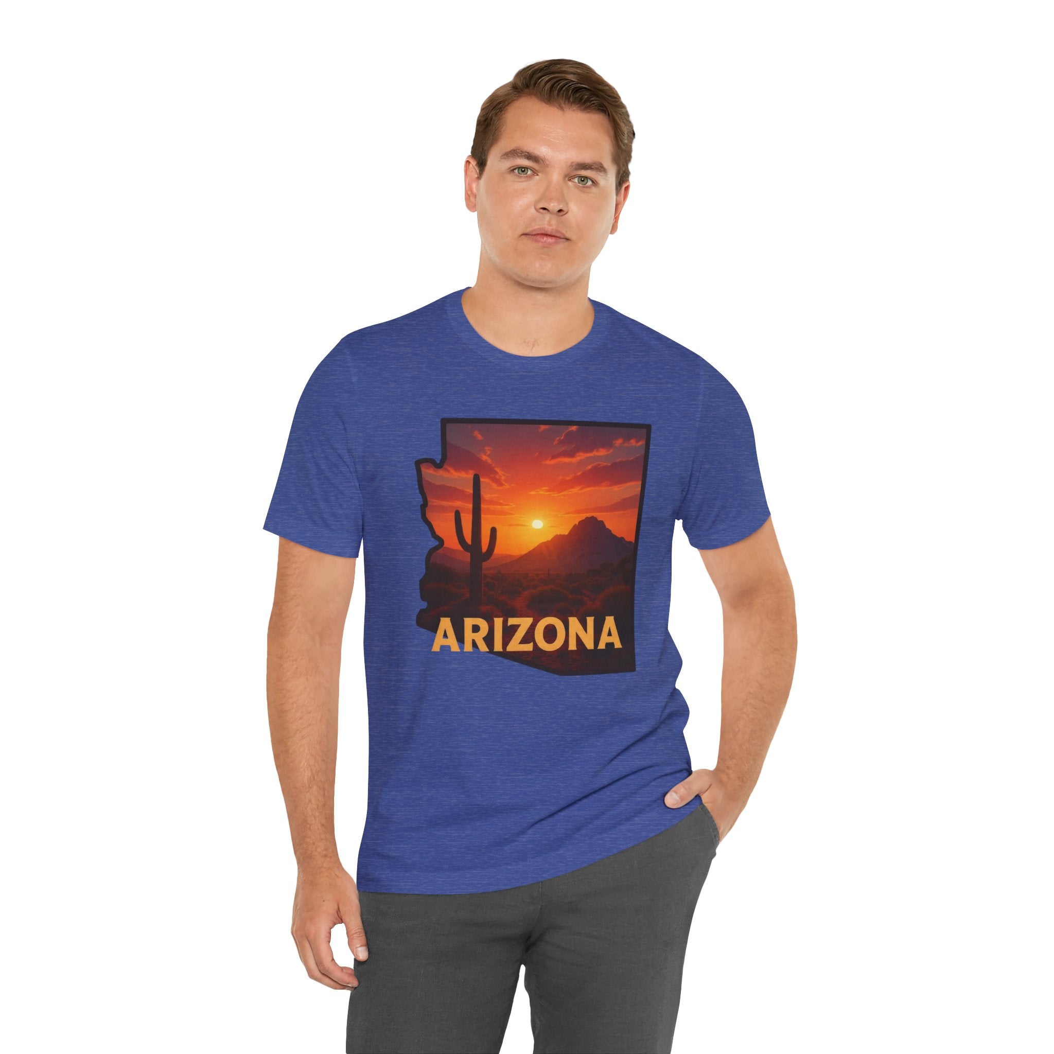 Arizona Cactus Sunset T-Shirt — Desert Sunset Graphic Tee