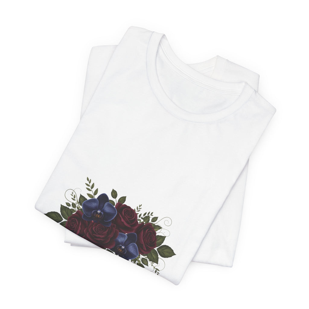 Rooted in Faith Dark Floral T-Shirt