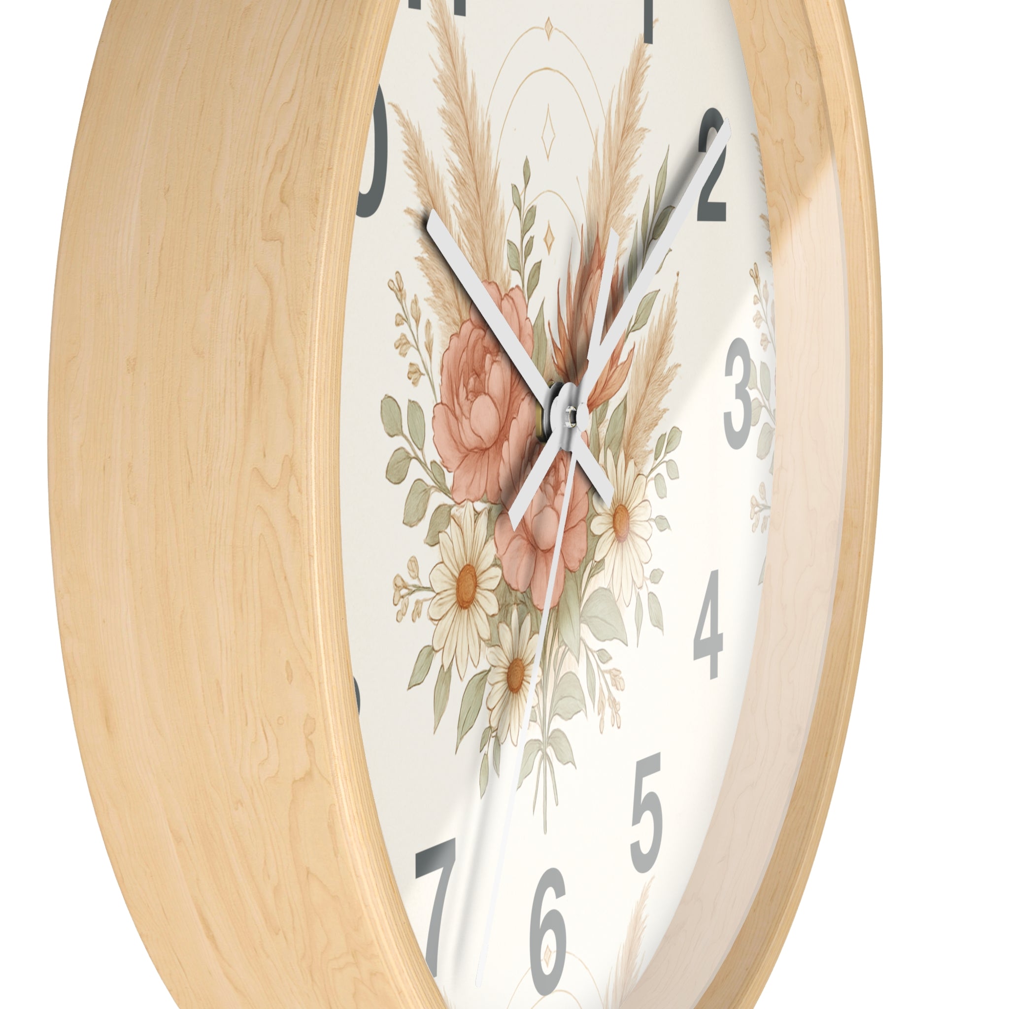 Floral Wall Clock
