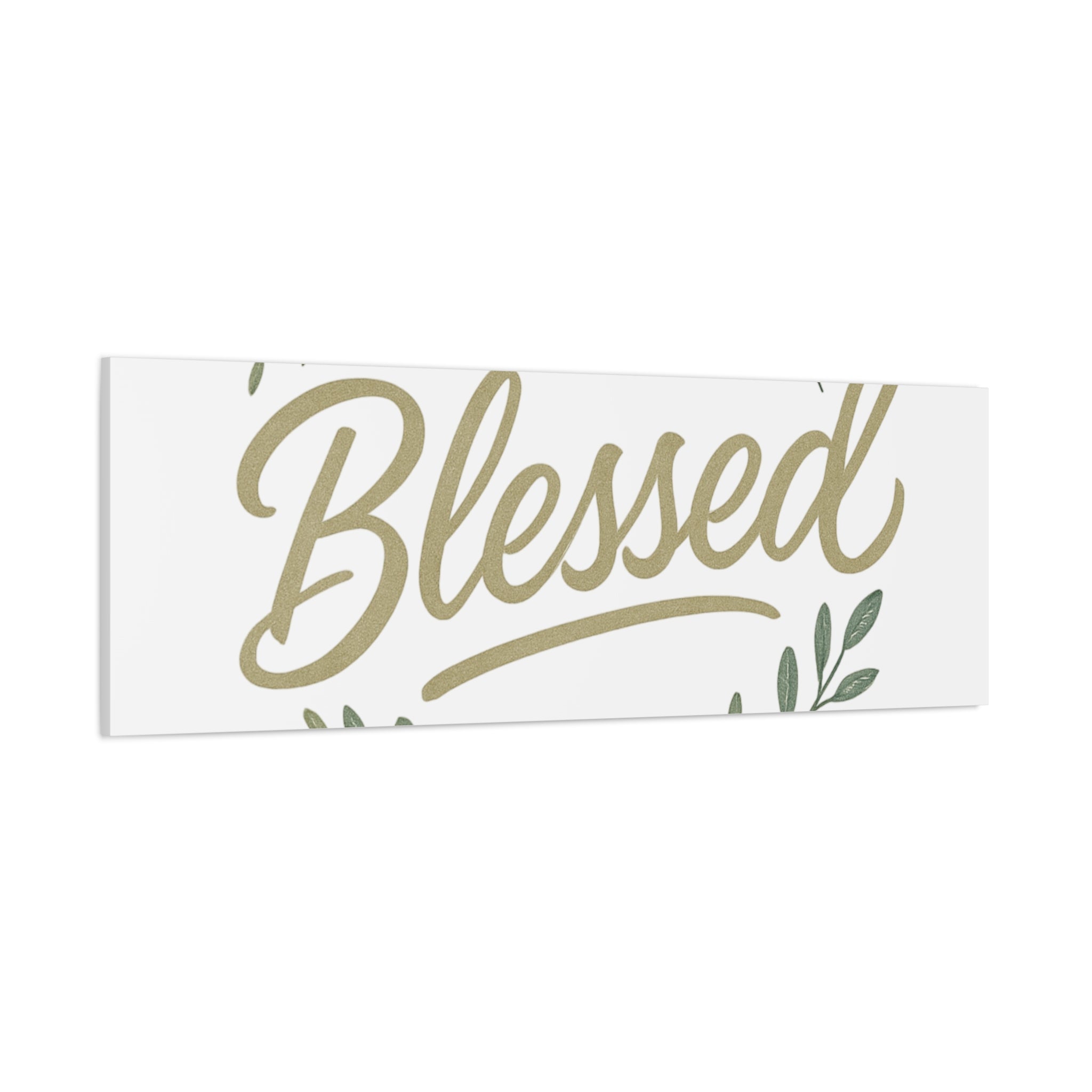 Blessed Wreath Matte Canvas Wall Art (Stretched 1.25")