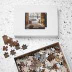 Cozy Winter Scene Puzzle (110, 252, 520, 1014-piece) - Perfect Gift for Family Game Night