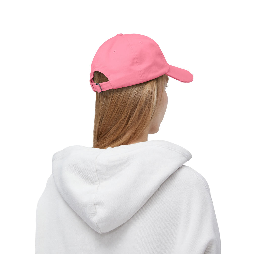 I AM LOVED Distressed Cap — Women's Inspirational Dad Hat