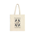 Monochrome Owl Illustration Tote | Birdwatching Naturalist Canvas
