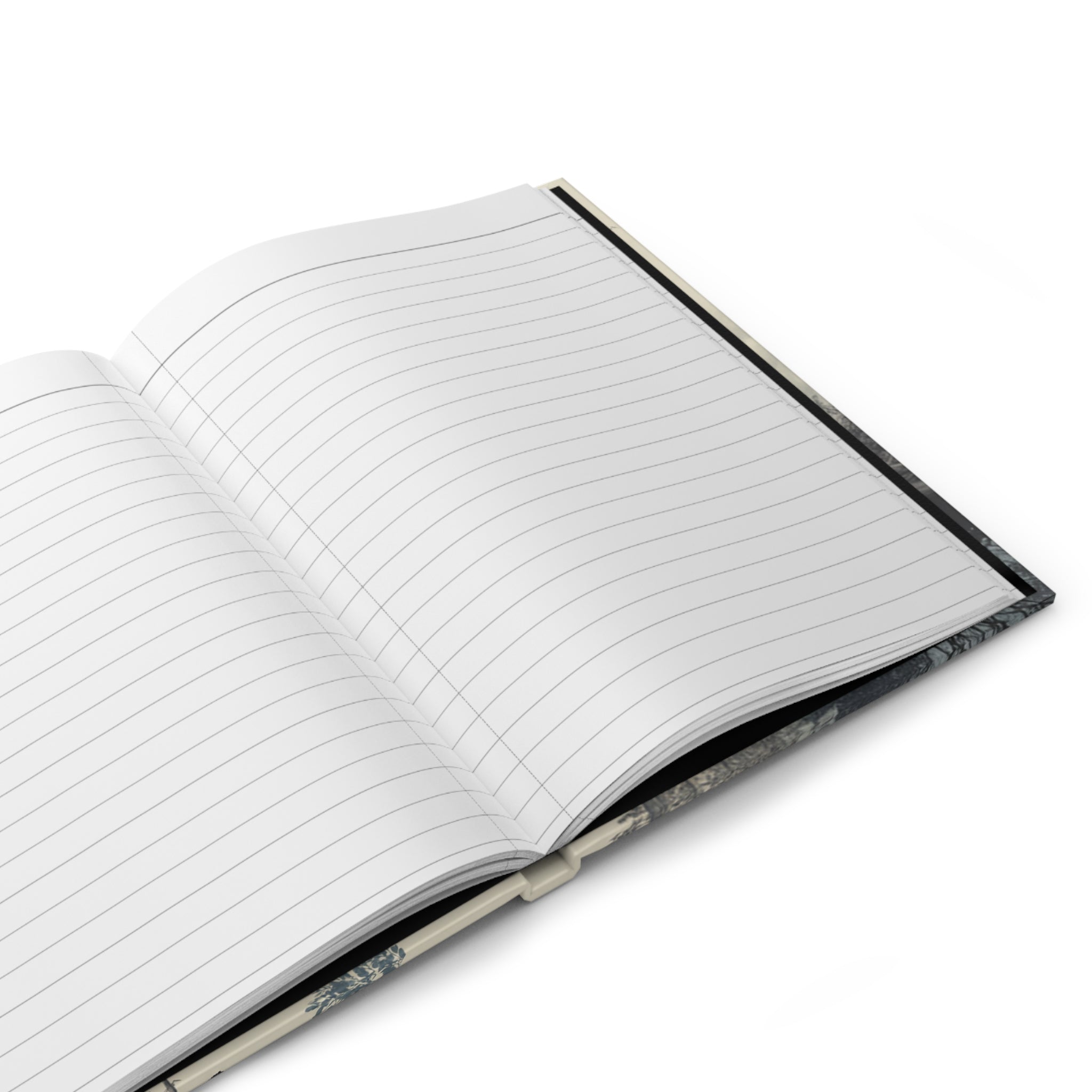 Nature Silhouette Hardcover Journal — Botanical Double-Exposure Notebook