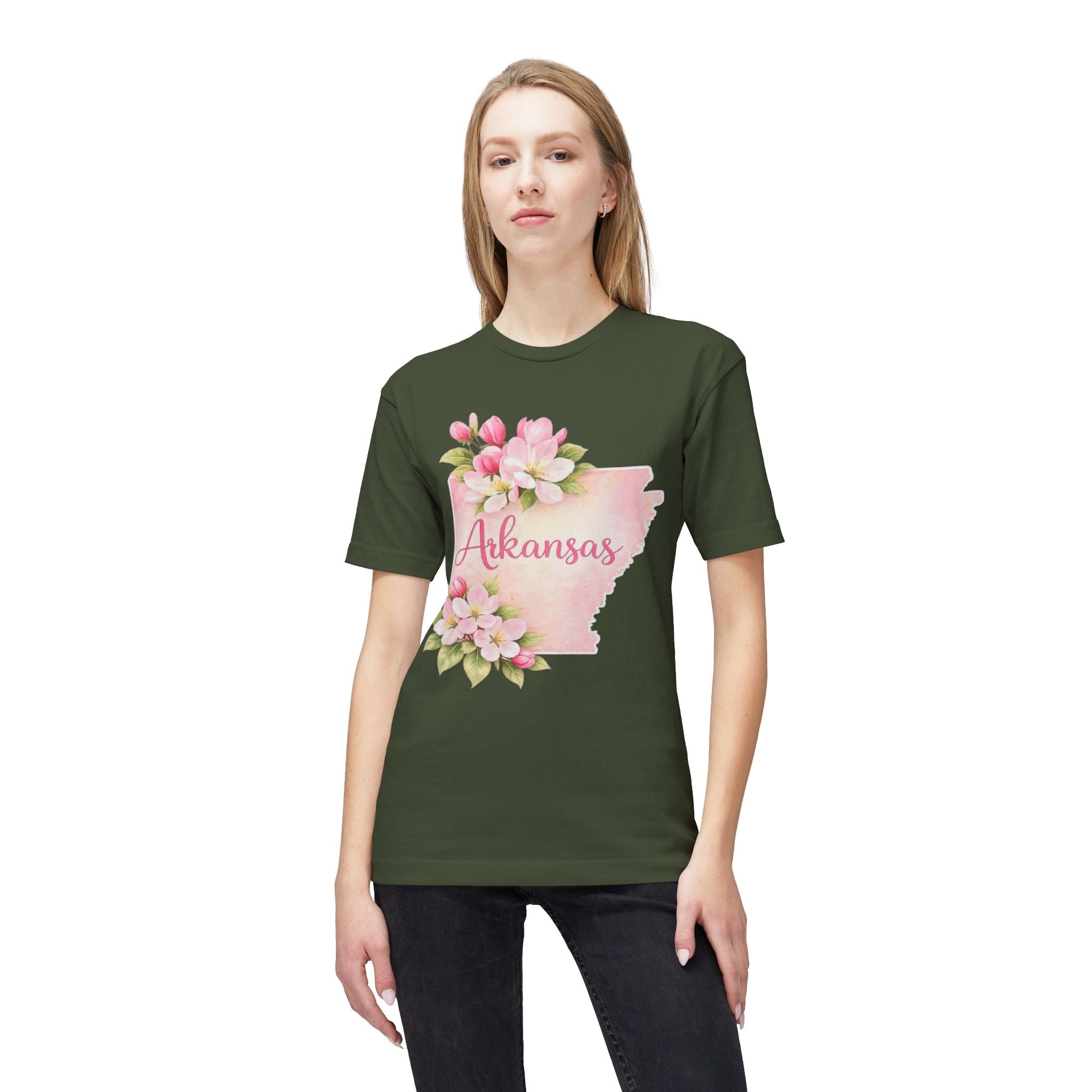 Arkansas State Flower T-Shirt — Women's Floral Razorback Tee