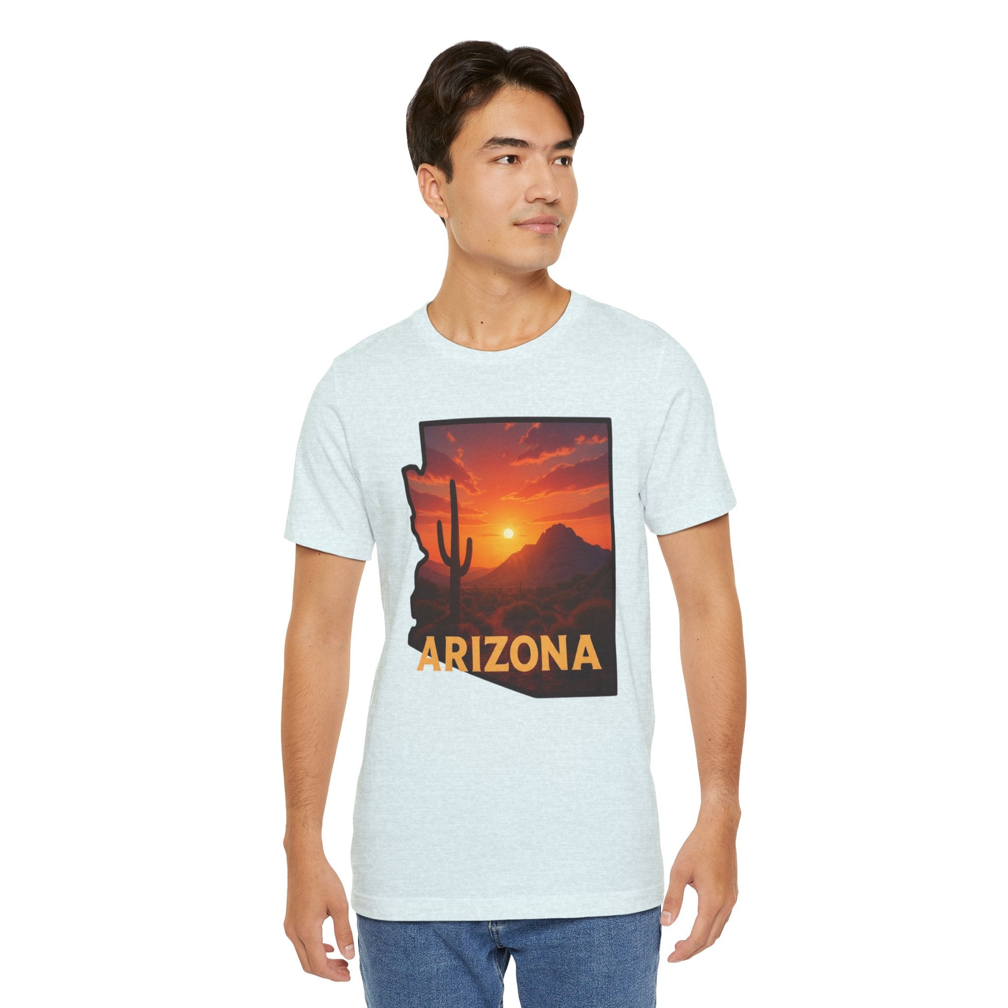 Arizona Cactus Sunset T-Shirt — Desert Sunset Graphic Tee
