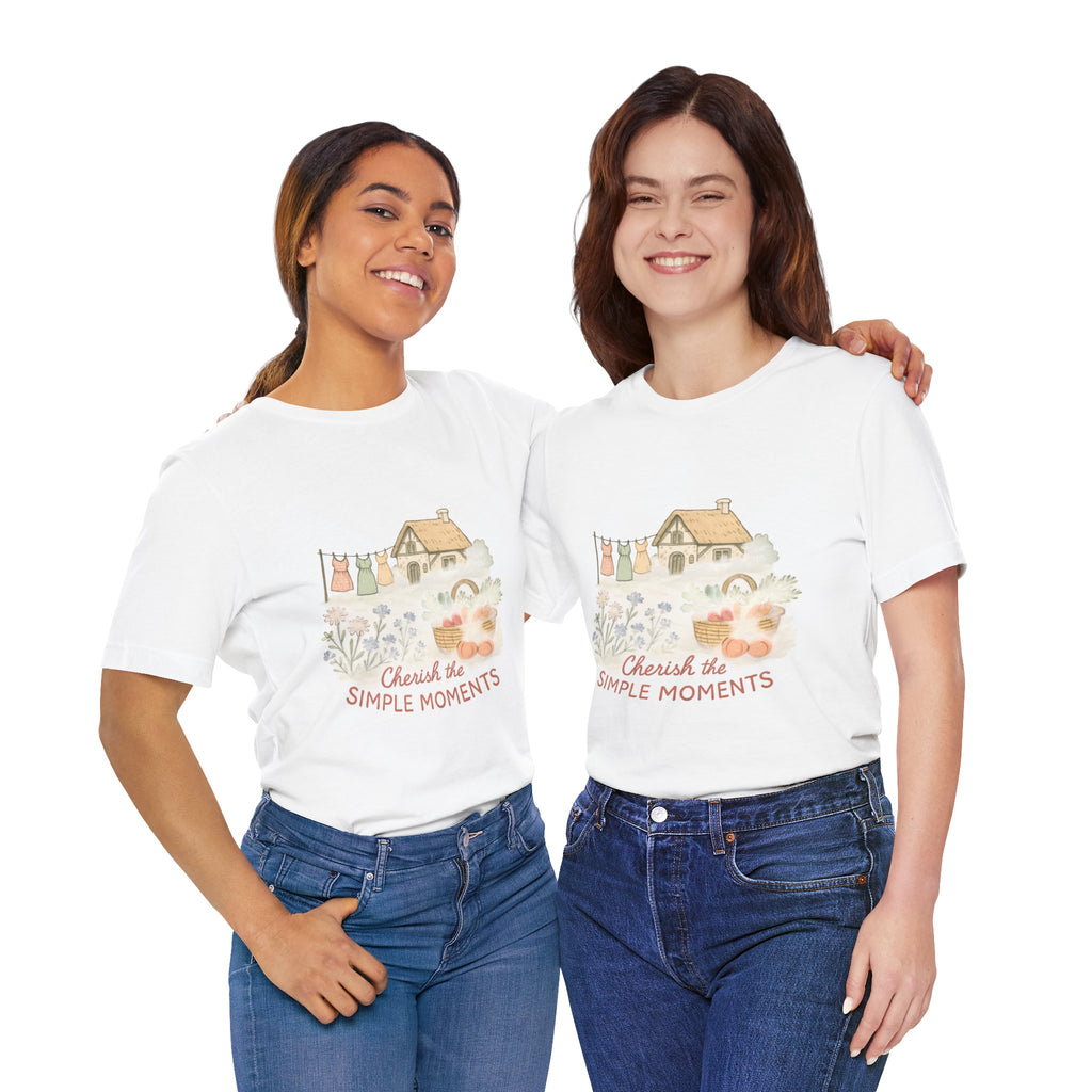 Cherish the simple moments- Jersey Short Sleeve Tee