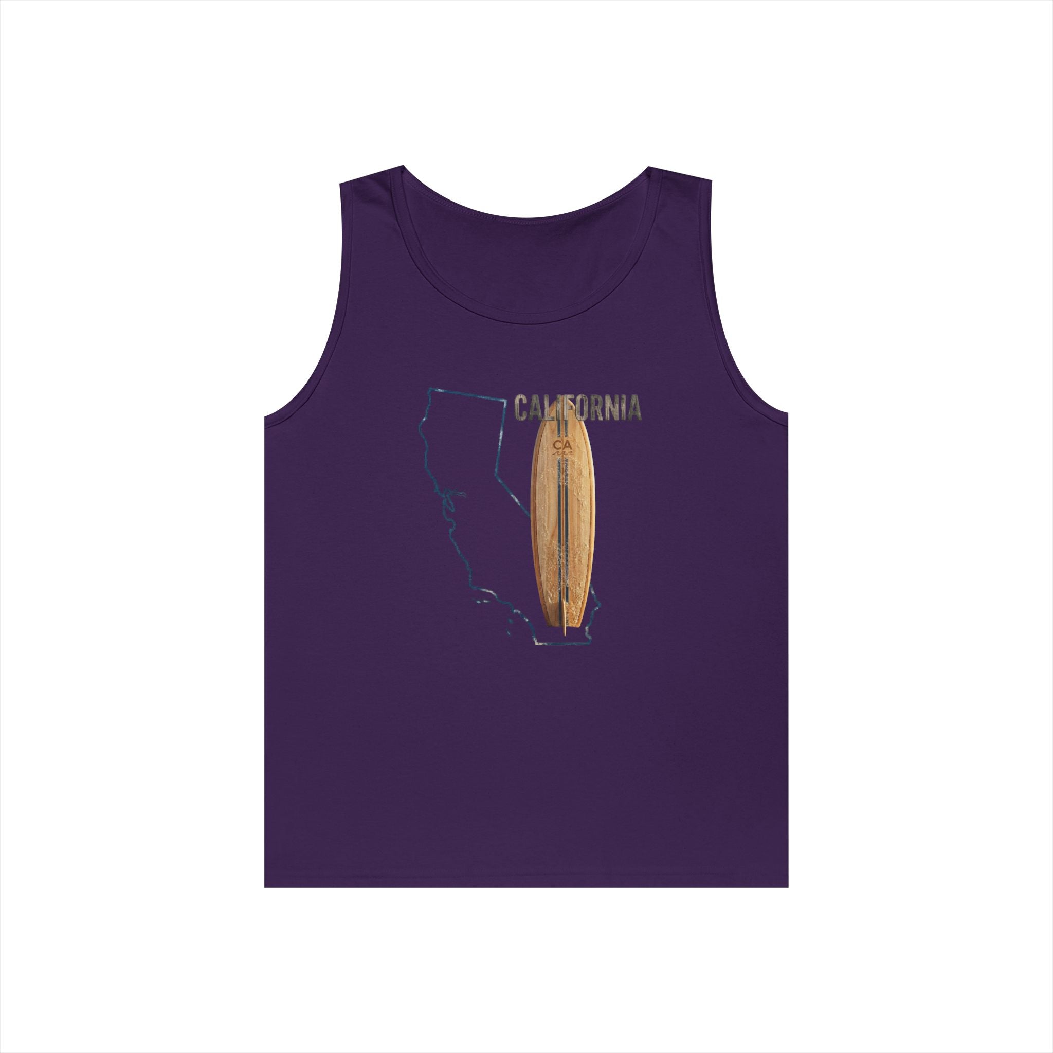 California Men's Coastal Cotton Tank Top – Lightweight, Breathable, Classic Fit Summer Essential