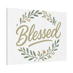 Blessed Wreath Matte Canvas Wall Art (Stretched 1.25")