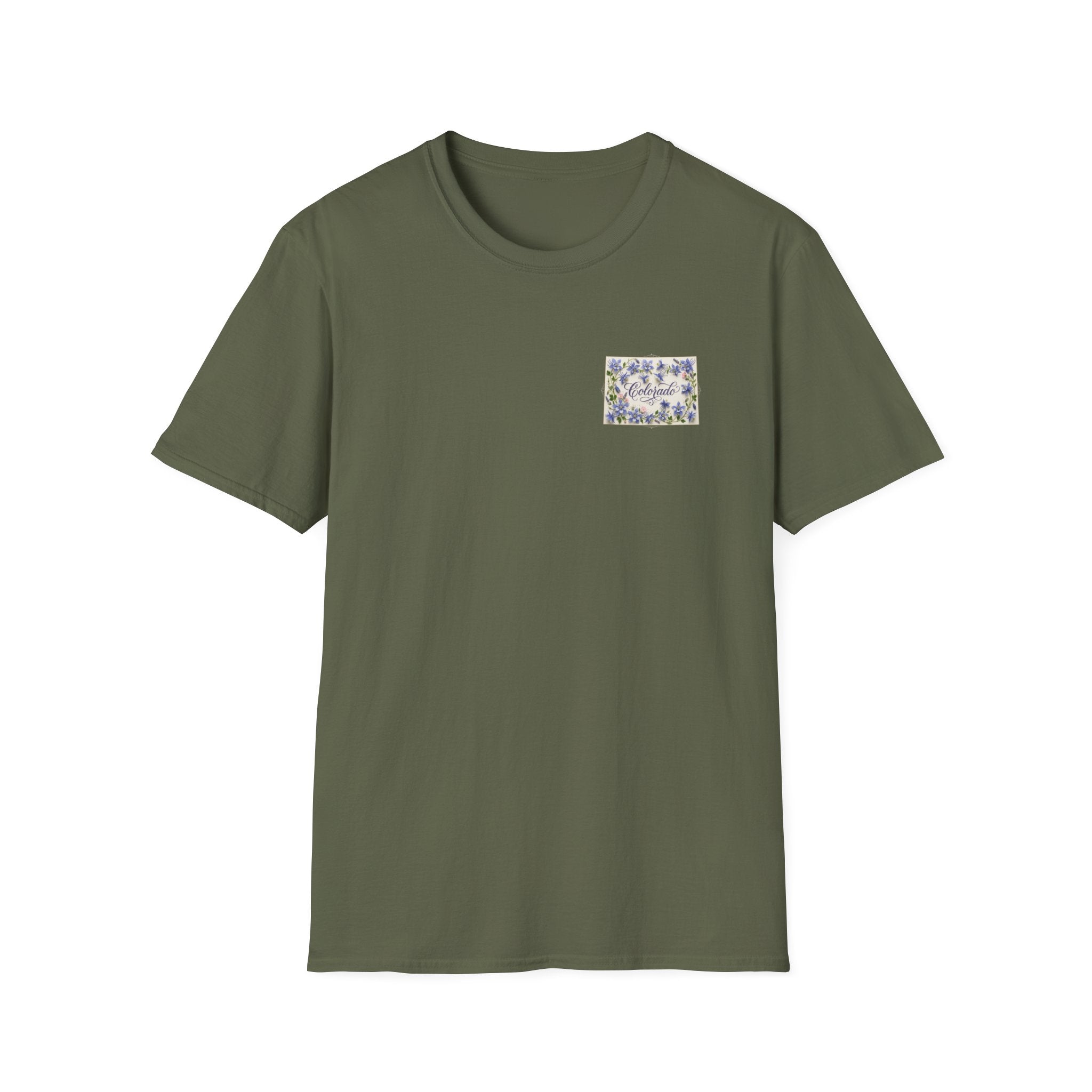 Colorado State Flower Women's T-Shirt — Floral Colorado Tee