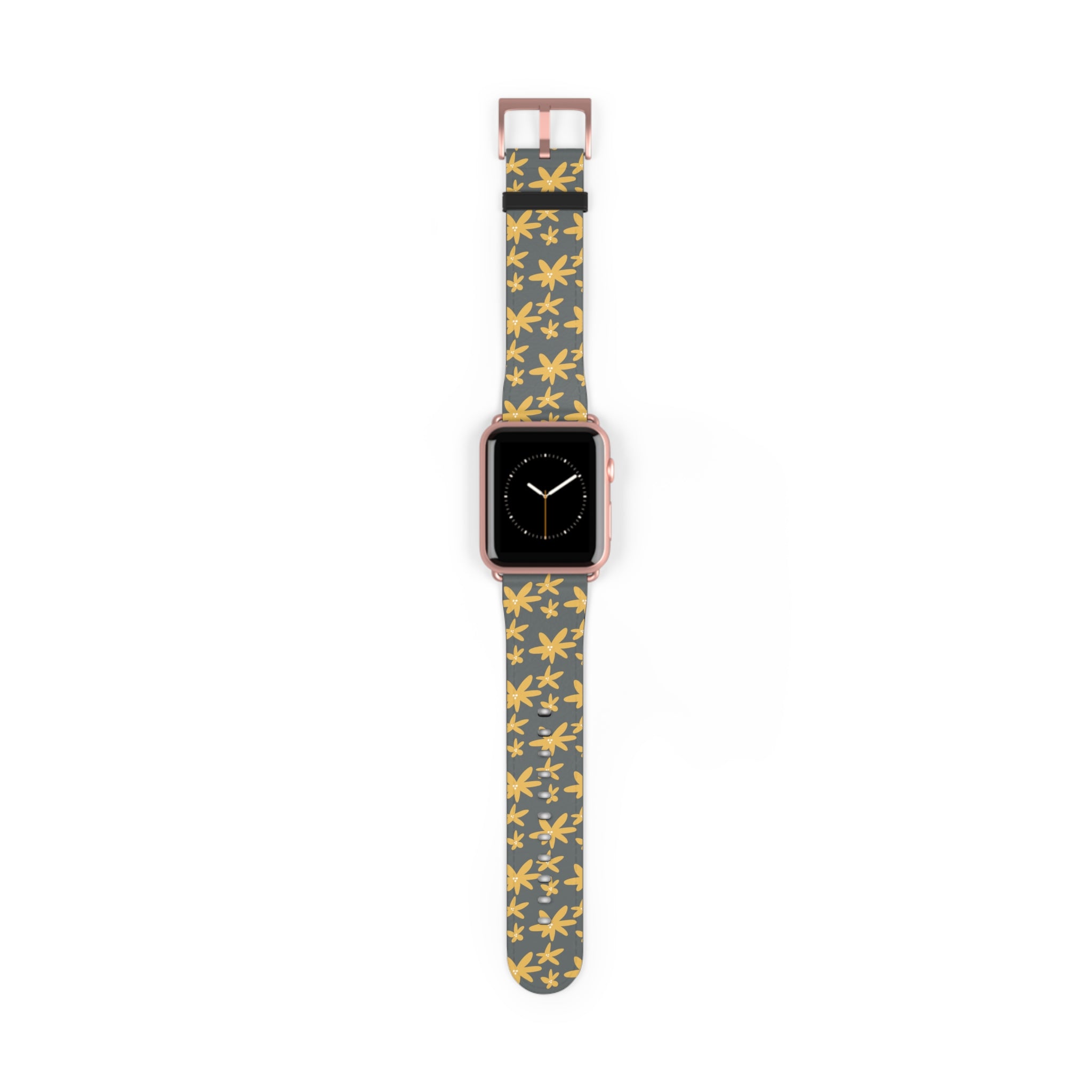 Stylish Floral Watch Band, Unique Watch Strap, Customizable Apple Watch Band, Boho Chic Accessories, Gift for Her