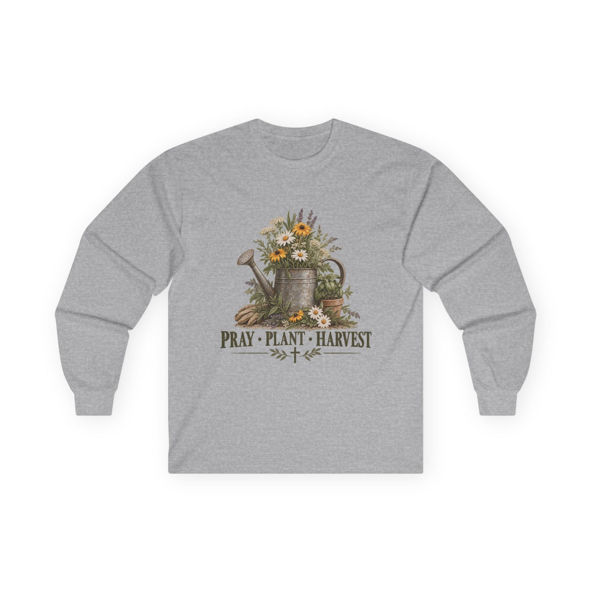 Pray Plant Harvest Garden Long Sleeve Tee