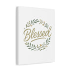 Blessed Wreath Matte Canvas Wall Art (Stretched 1.25")