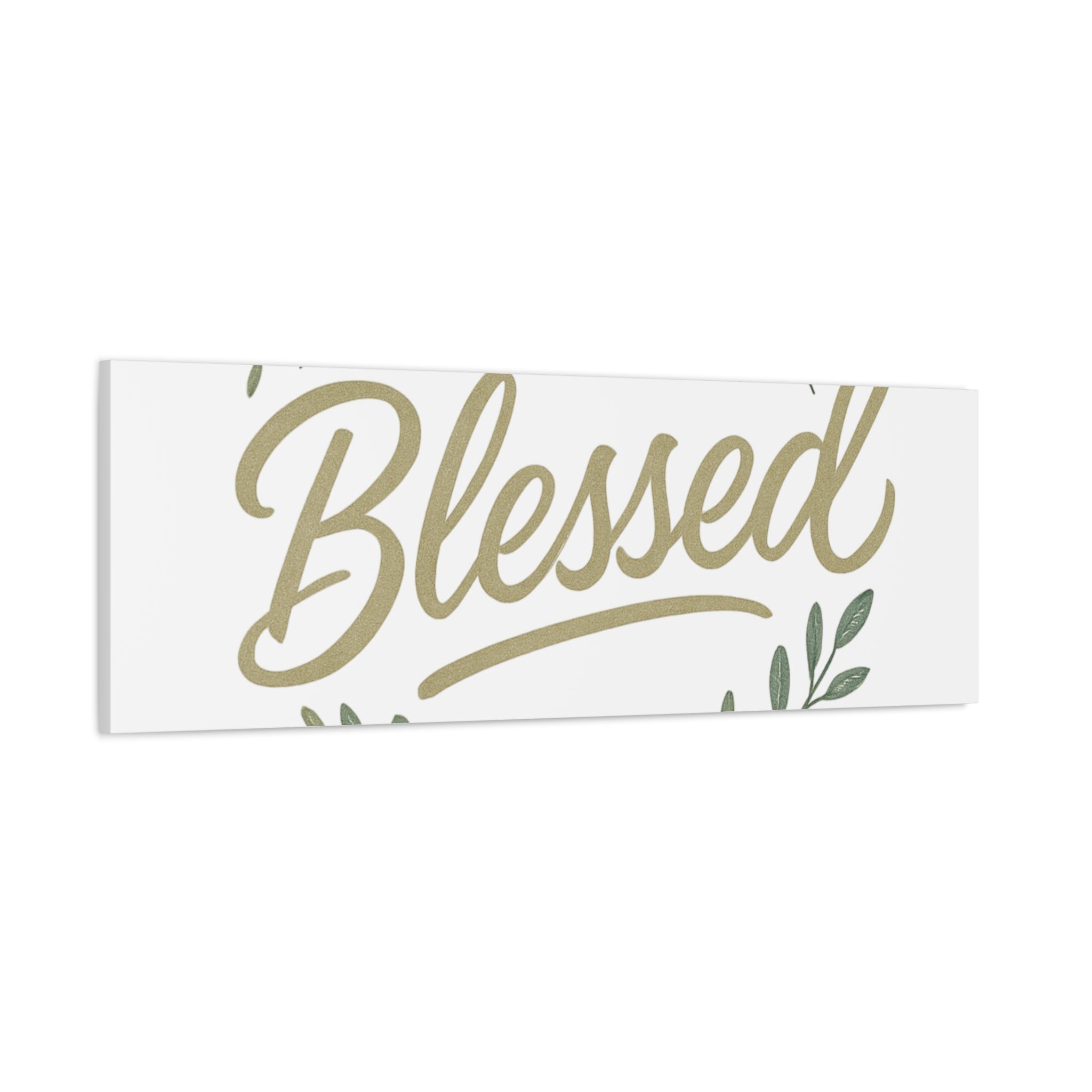 Blessed Wreath Matte Canvas Wall Art (Stretched 1.25")